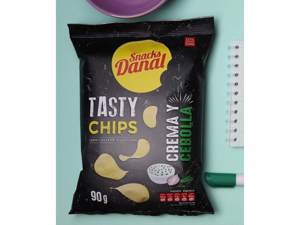 Papas Danal cebolla y crema x 90 gramos