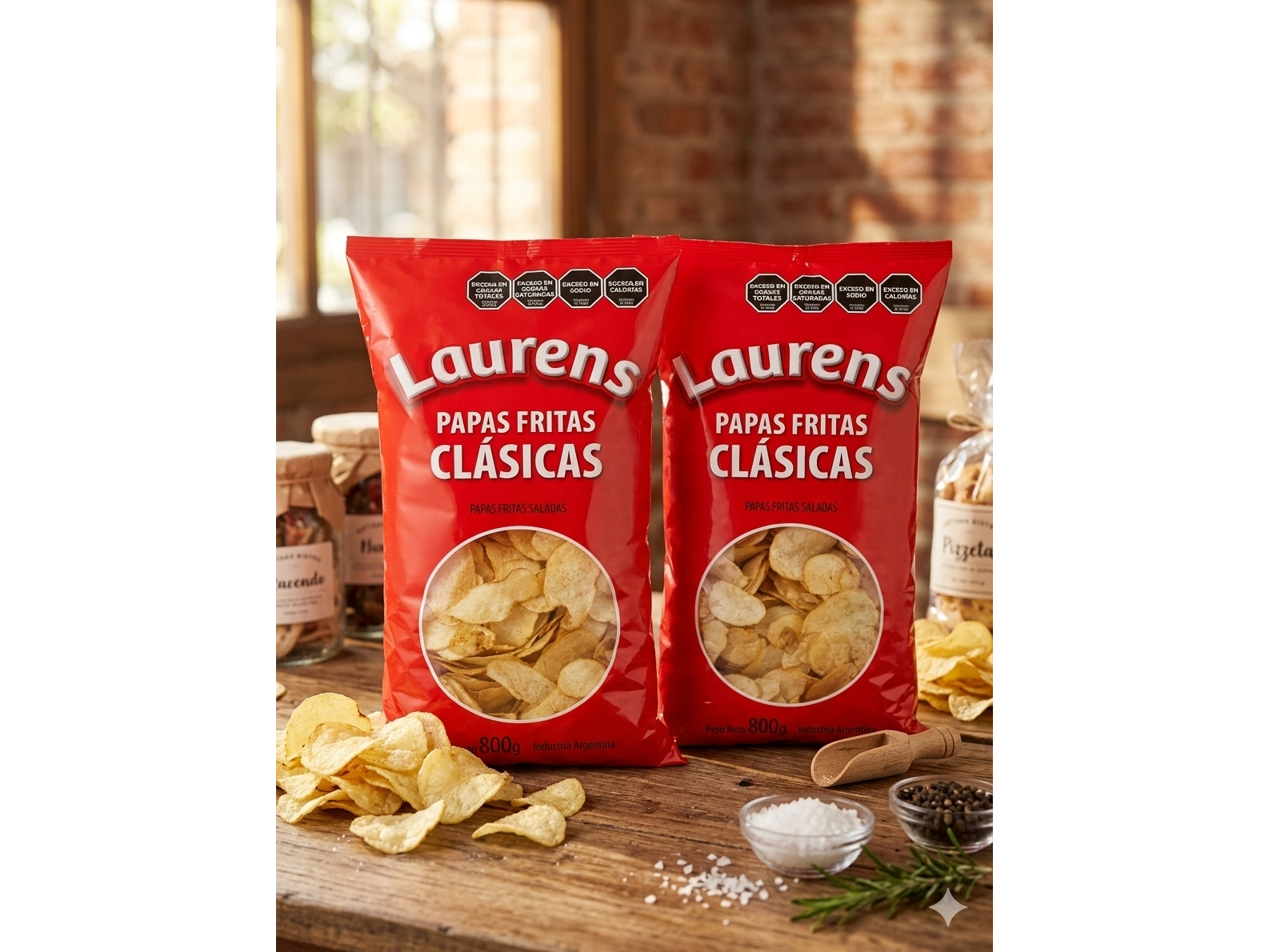 Papas clásicas Laurens x 800 gramos