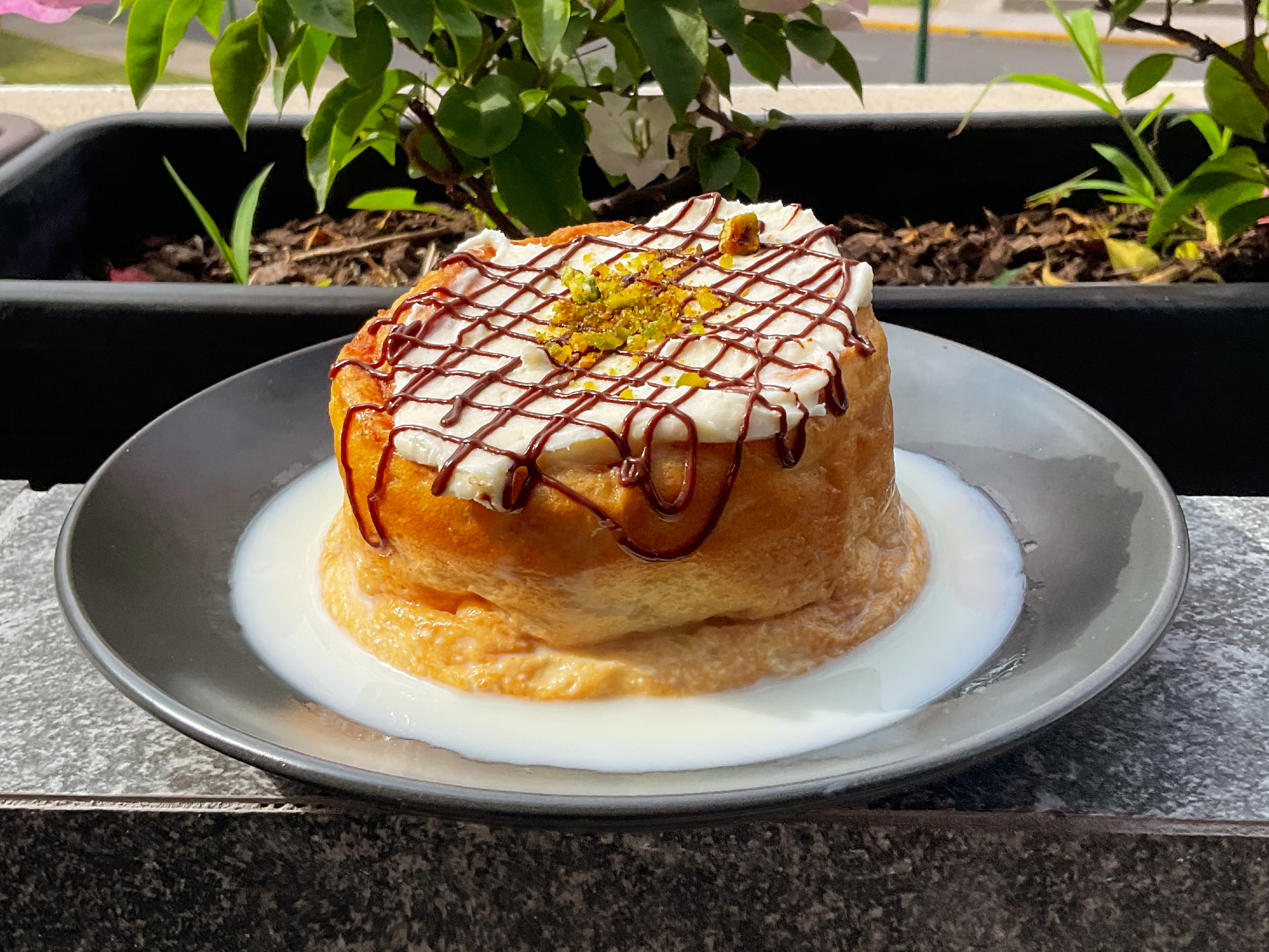 Rol de canela a las tres leches
