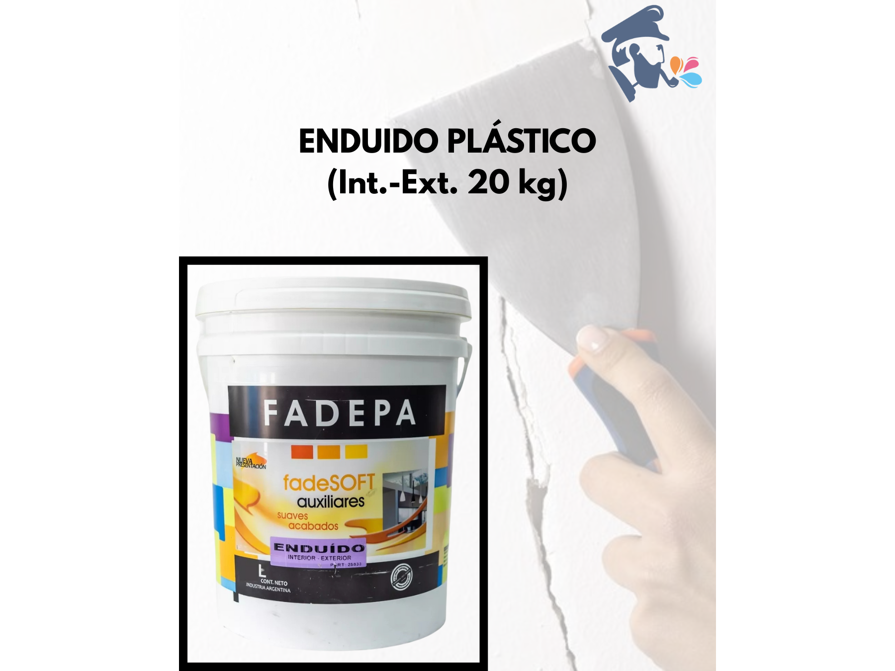 (20 KG)   ENDUIDO PLÁSTICO  interior - Exterior FADEPA