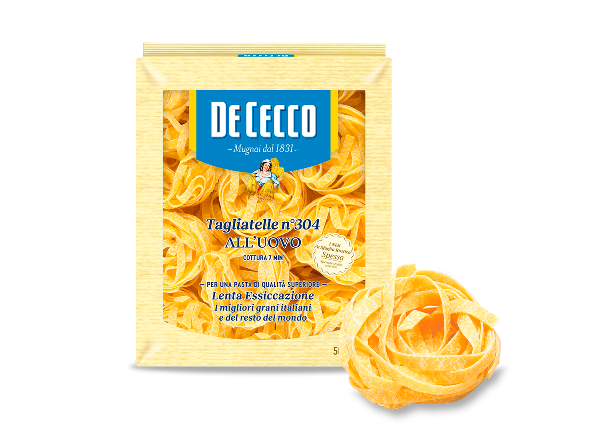 TAGLIATELLE ALL’ UOVO DE CECCO 500 G