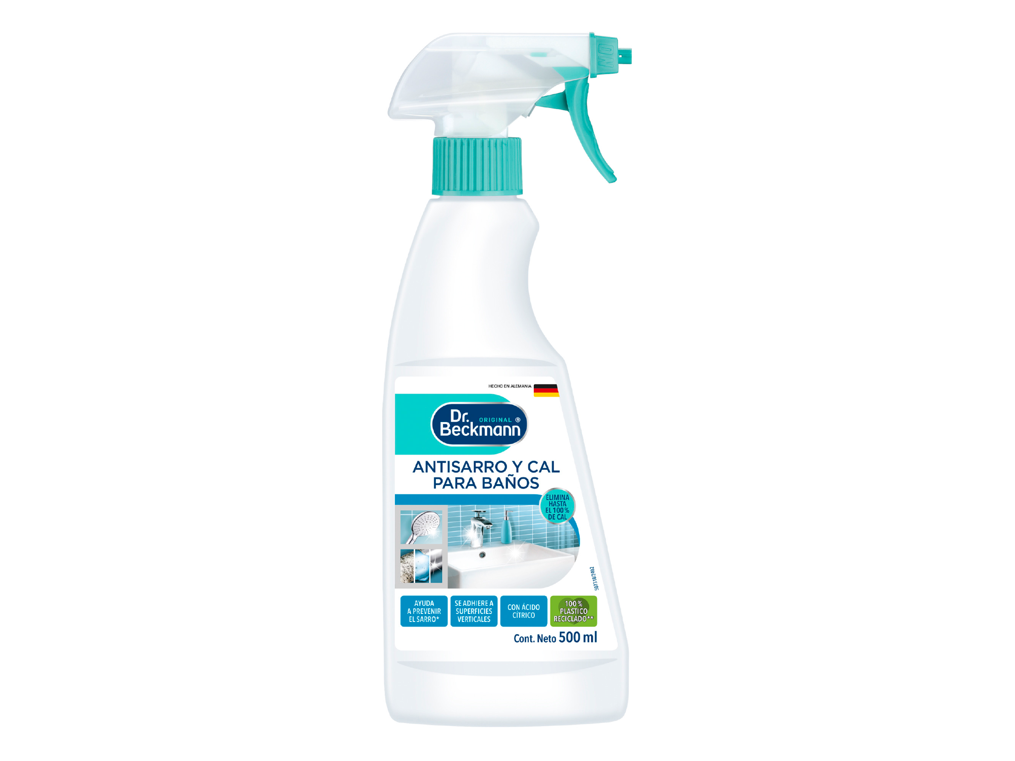 LIMPIADOR ANTISARRO Y CAL 500 ML DR.BECKMANN