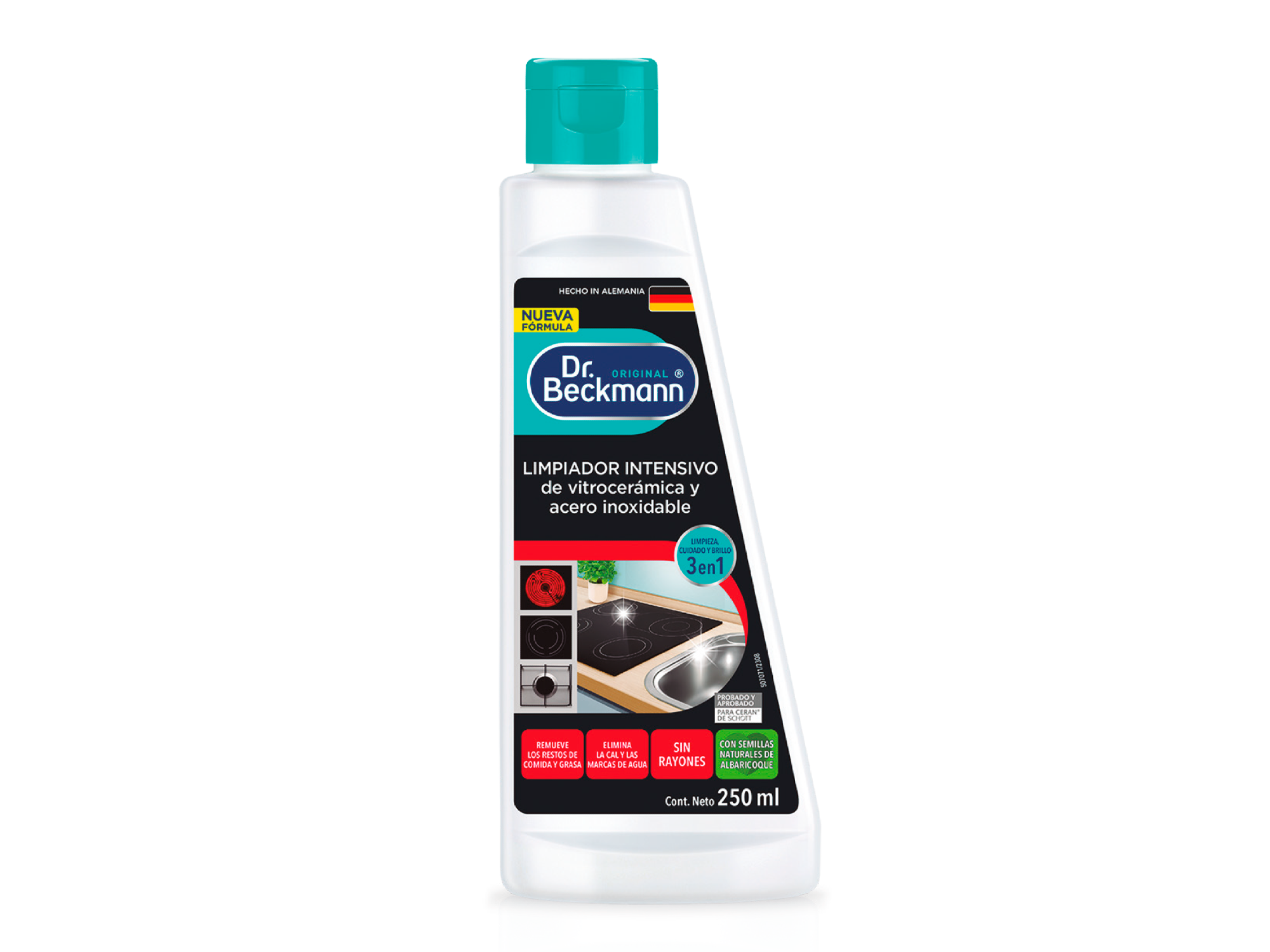 LIMPIADOR DE ESTUFAS VITROCERÁMICA 250 ML DR. BECKMANN