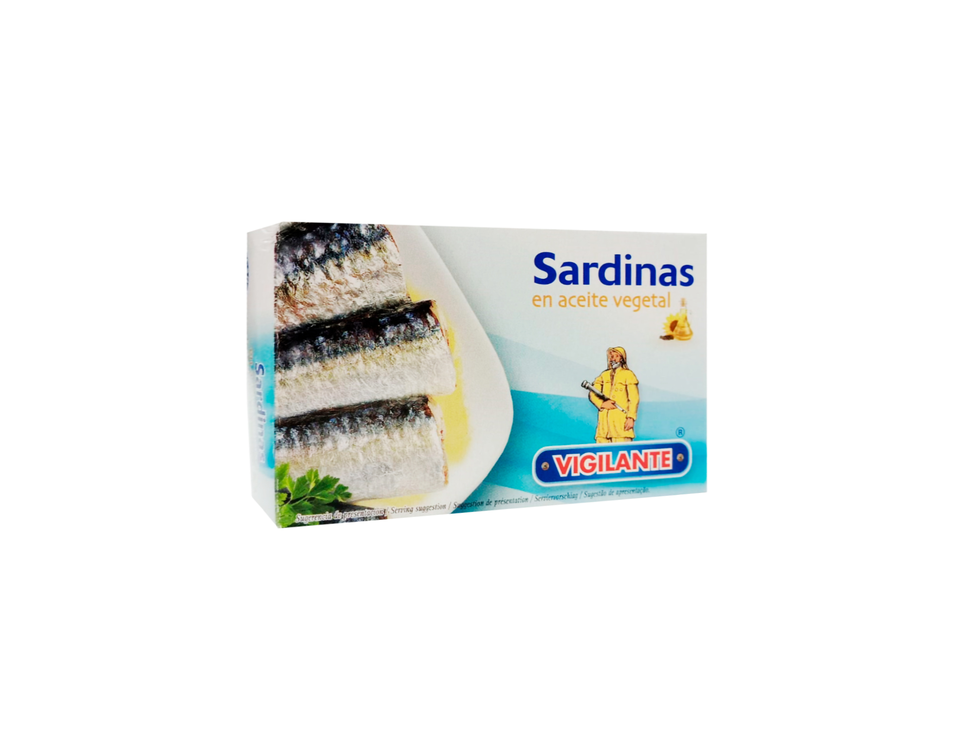 SARDINAS EN ACEITE VEGETAL VIGILANTE 120 G