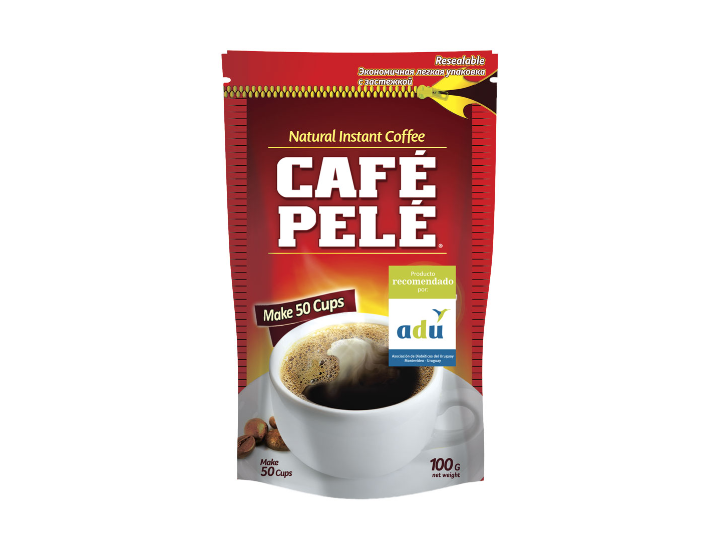 CAFE PELÉ SOLUBLE POUCH 100 G