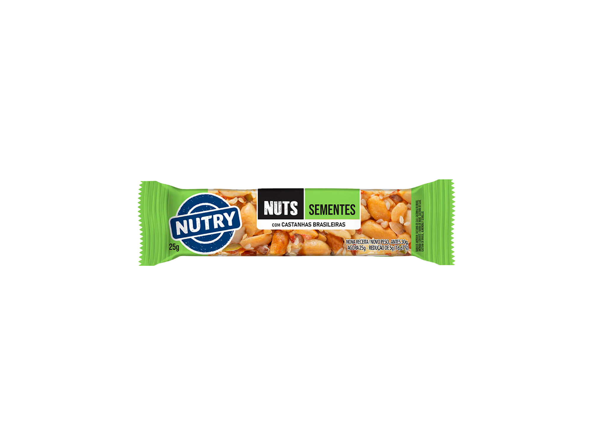 BARRITA NUTS SEMILLAS NUTRY 12X25 G