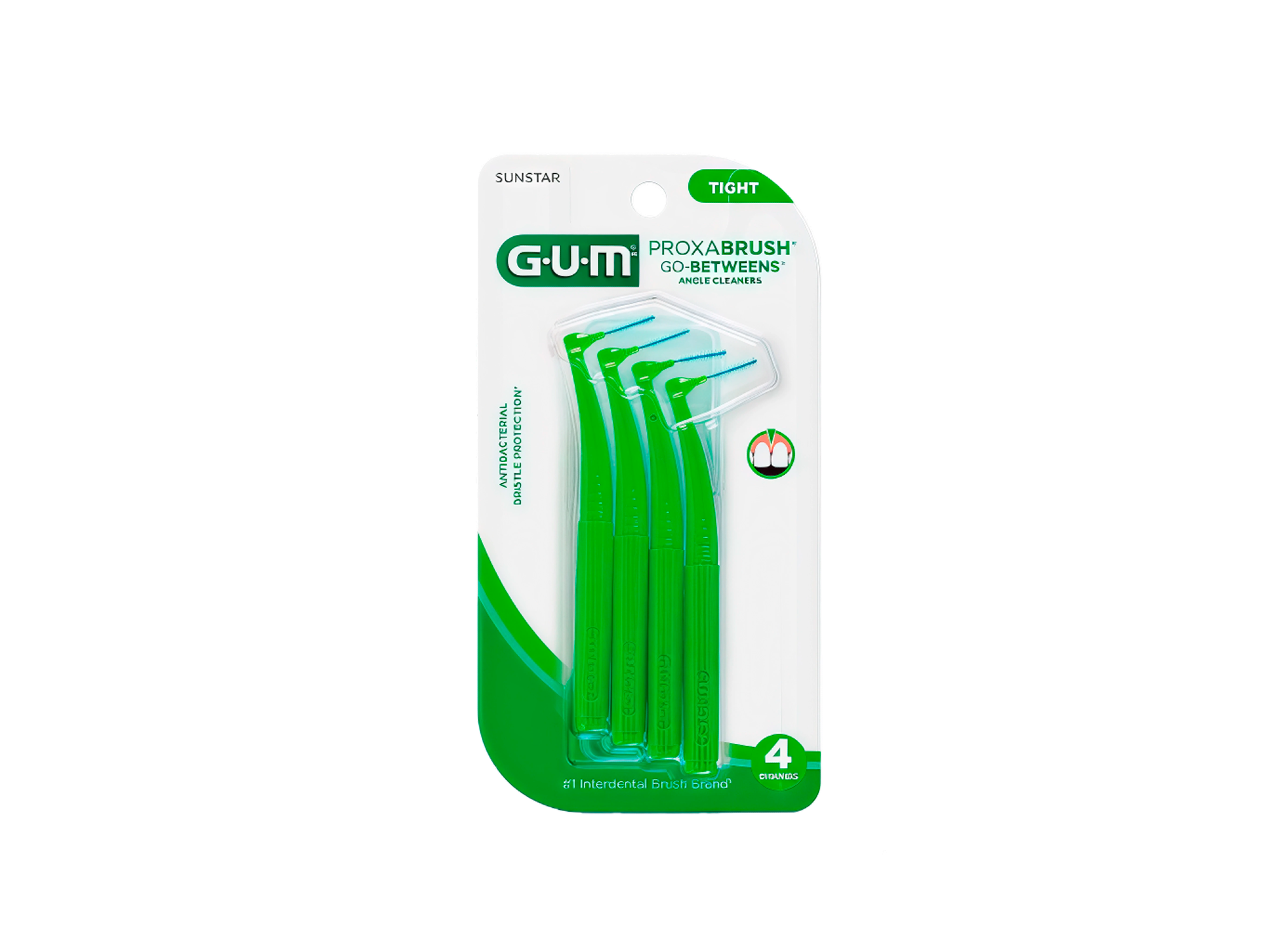 874 GO-BETWEENS CEPILLO INTERDENTAL CÓNICO X 4 UDS CON ESTUCHE