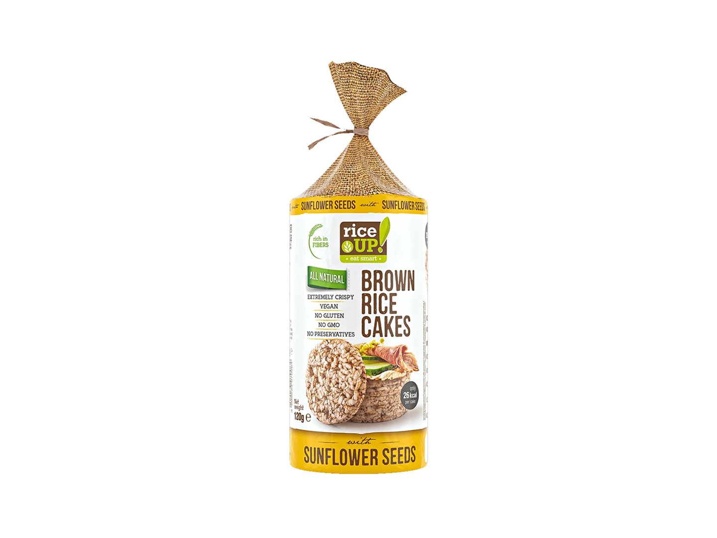 GALLETAS DE ARROZ RICE UP! GIRASOL 120 G