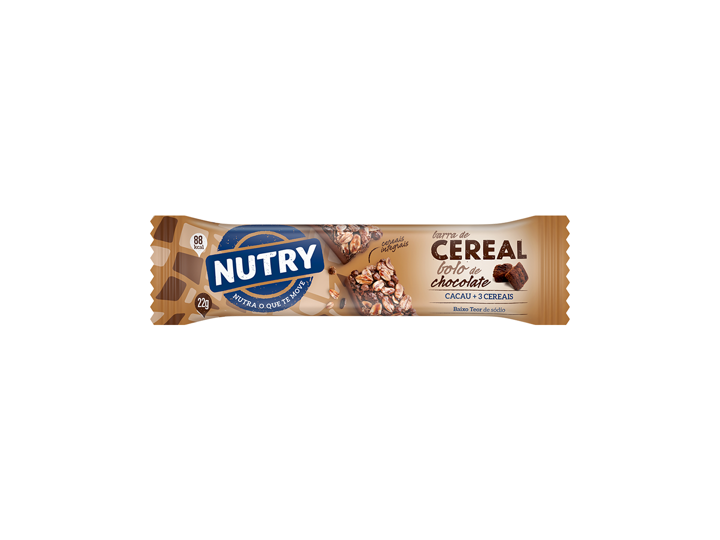 NUTRY CEREAL BAR.PASTEL/CHOCOL. 22 G 24X22