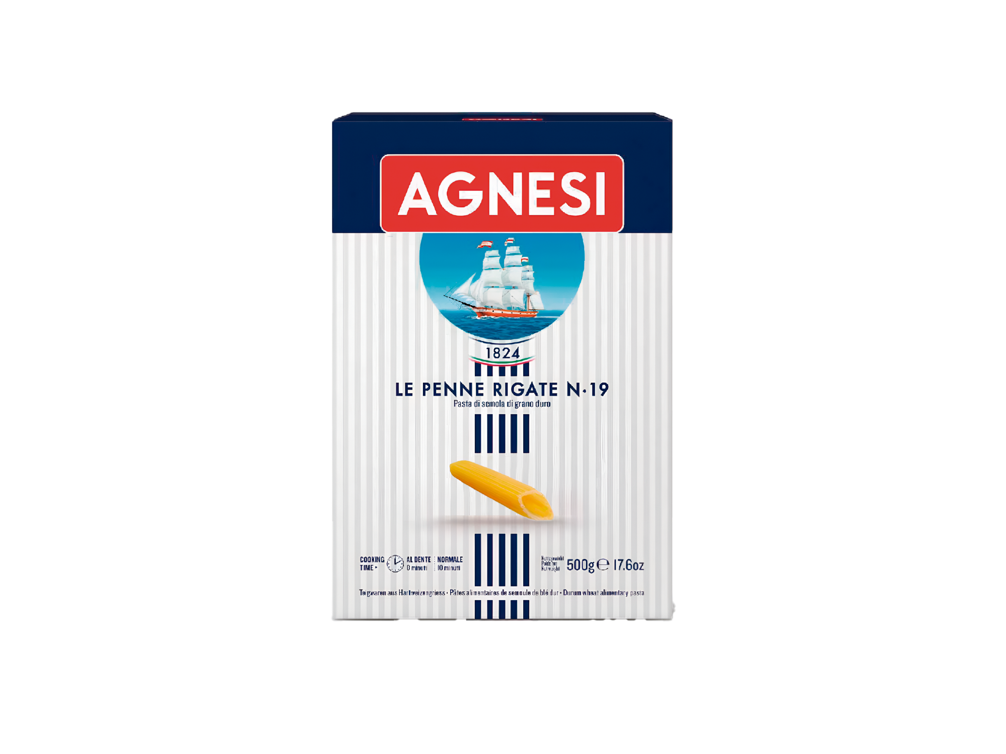 PENNE RIGATE AGNESI Nº19 500 G