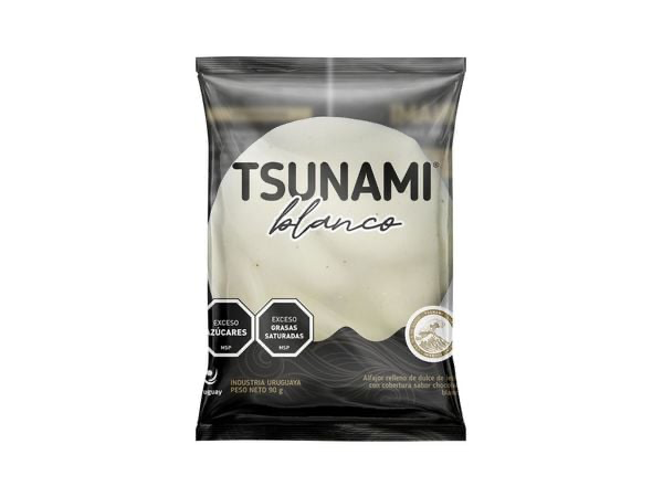ALFAJOR TSUNAMI BLANCO X 8 UNIDADES