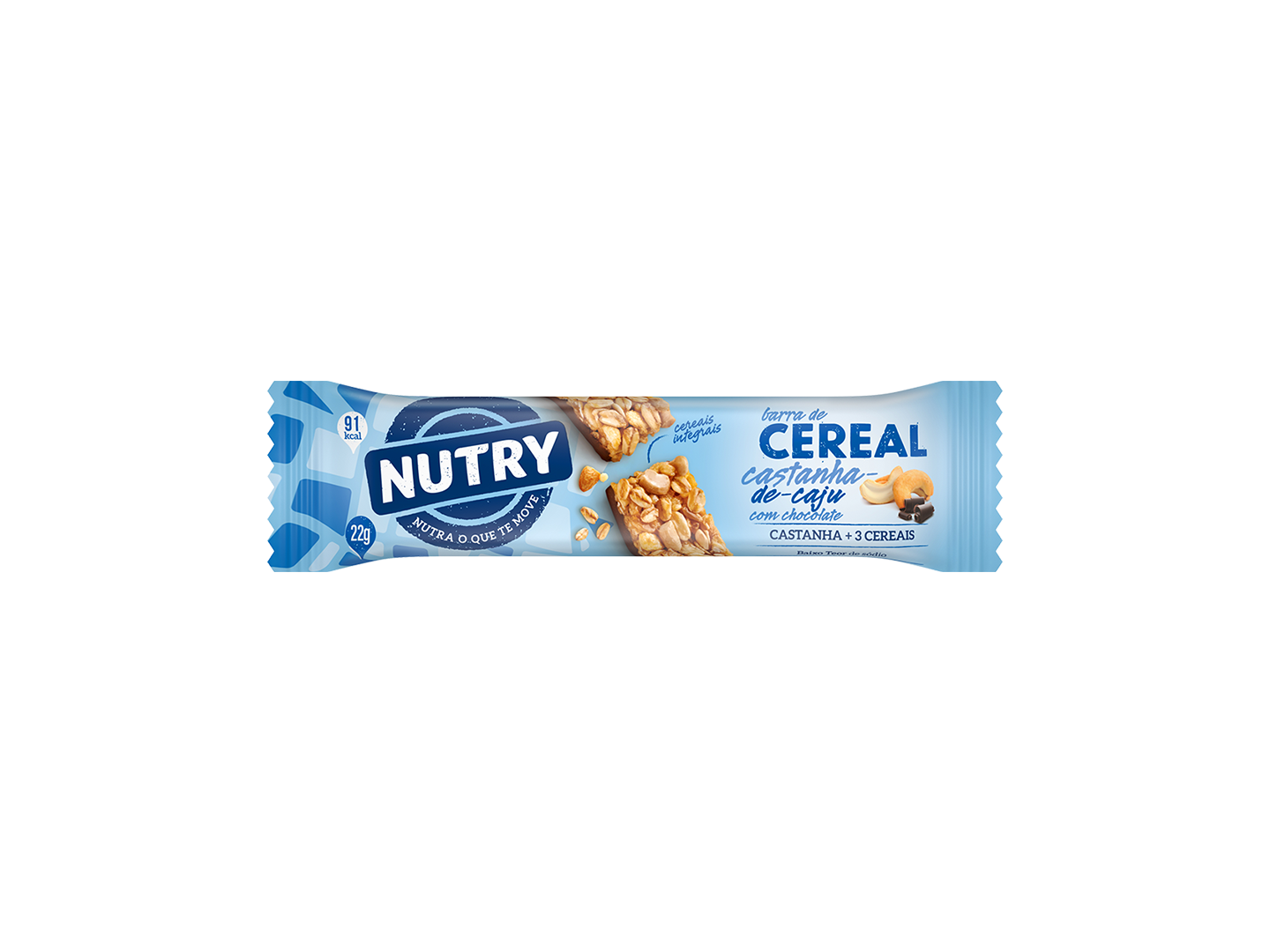 CEREAL BAR.CASTAÑA DE CAJU-CHOCO. 22g 24X22