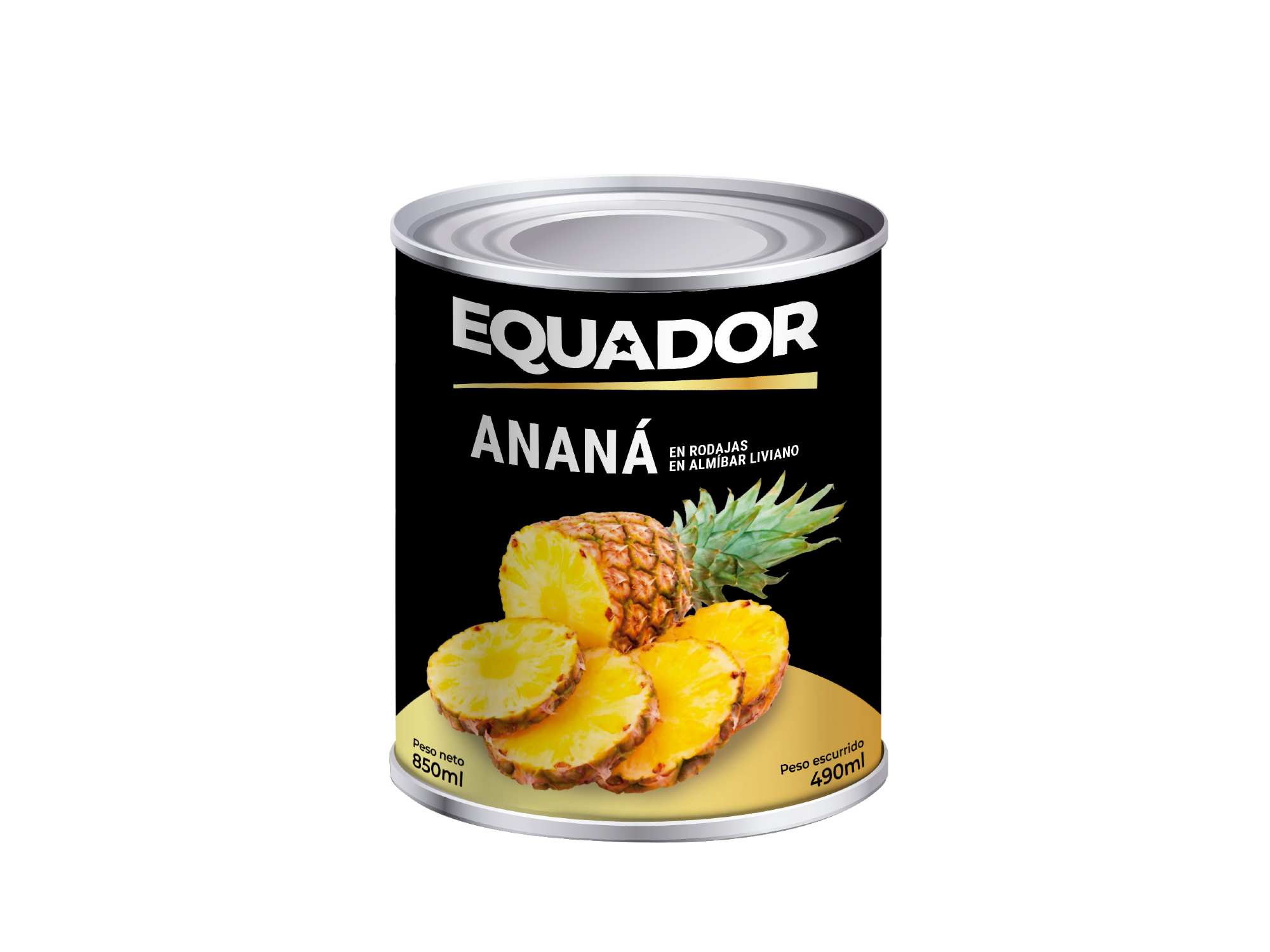 ANANÁ EN ALMIBAR EQUADOR 825 G