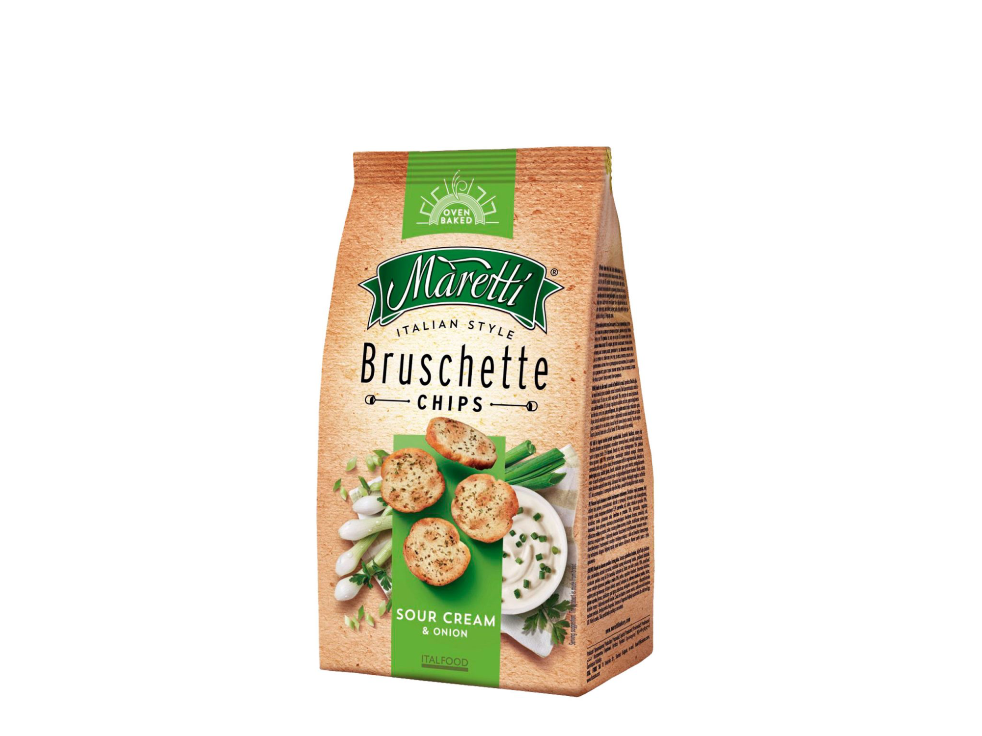 TOSTADAS MINI MARETTI SOUR CREAM & ONION 70 G