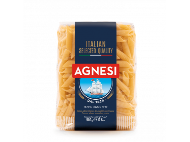 PENNE RIGATE AGNESI Nº19 500 G (CEL)