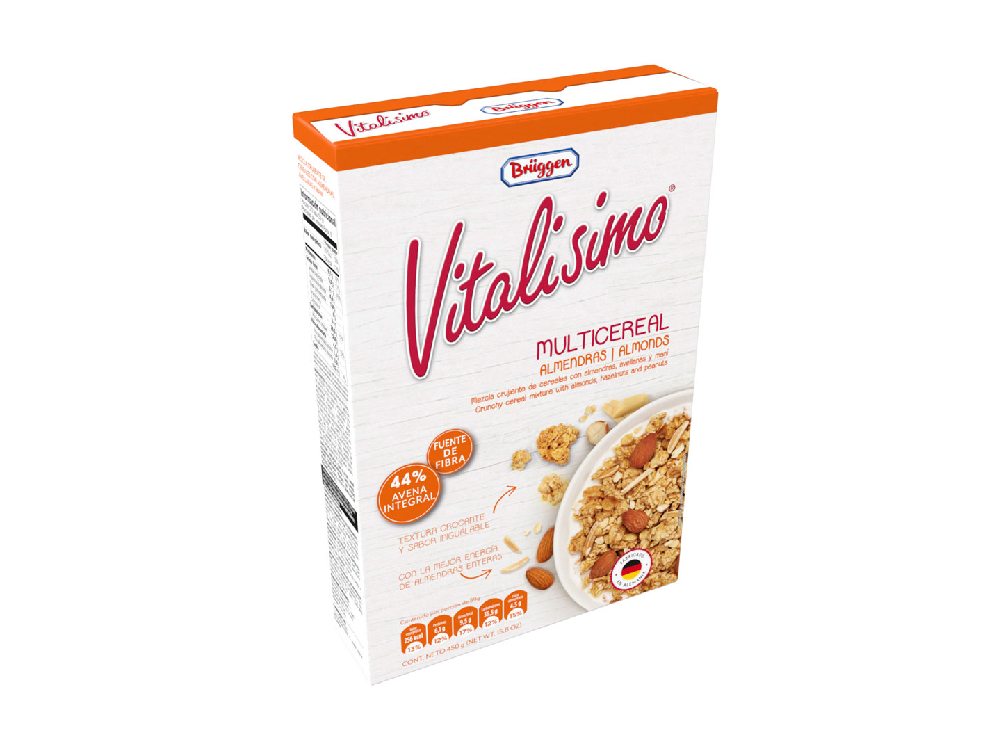 VITALISIMO MULTICEREAL C/ALMENDRAS 450 G