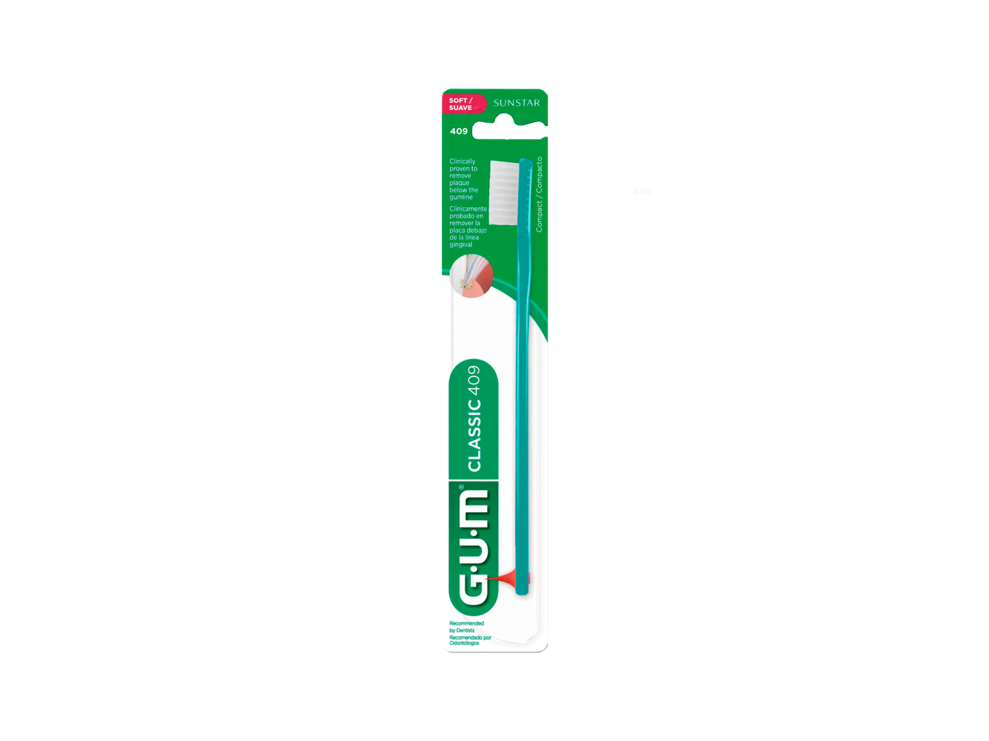 409 GUM CLASSIC CEPILLO SUAVE COMPACTO