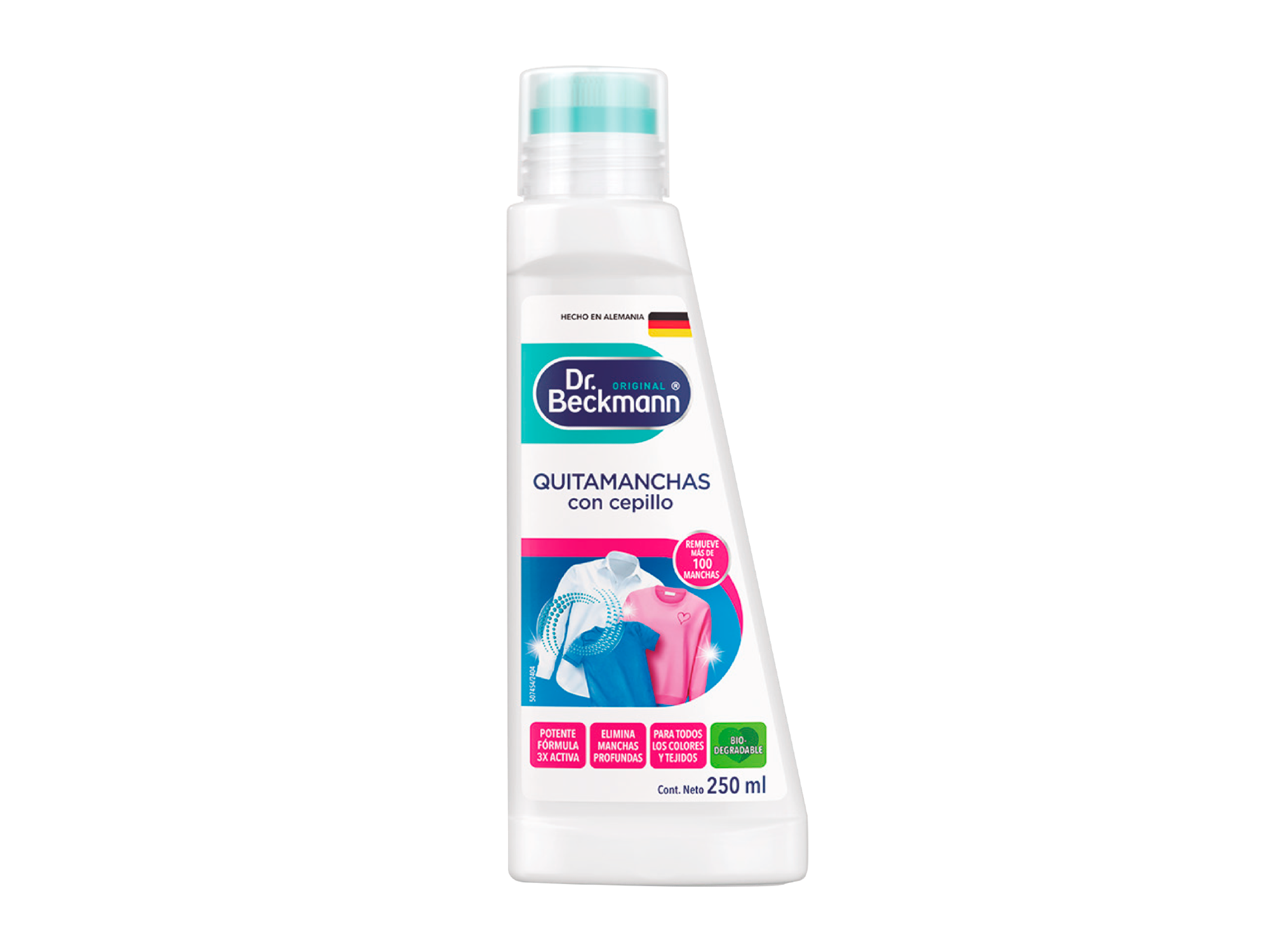 DR.BECKMANN QUITAMANCHAS CON CEPILLO 250 ML