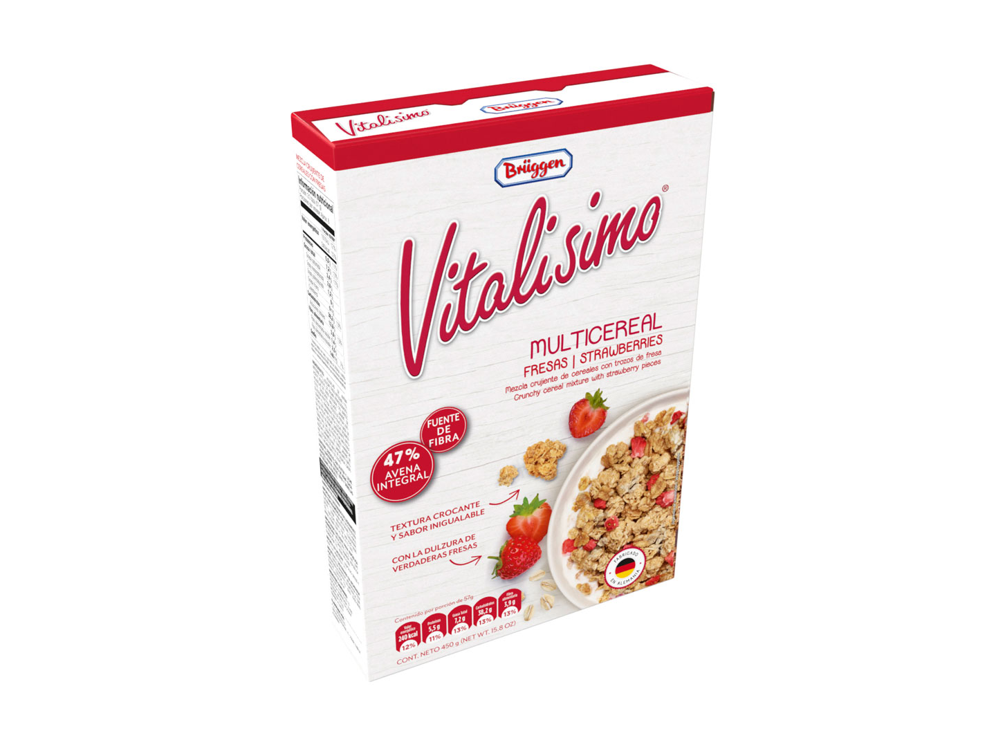 VITALISIMO MULTICEREAL FRESAS 450 G