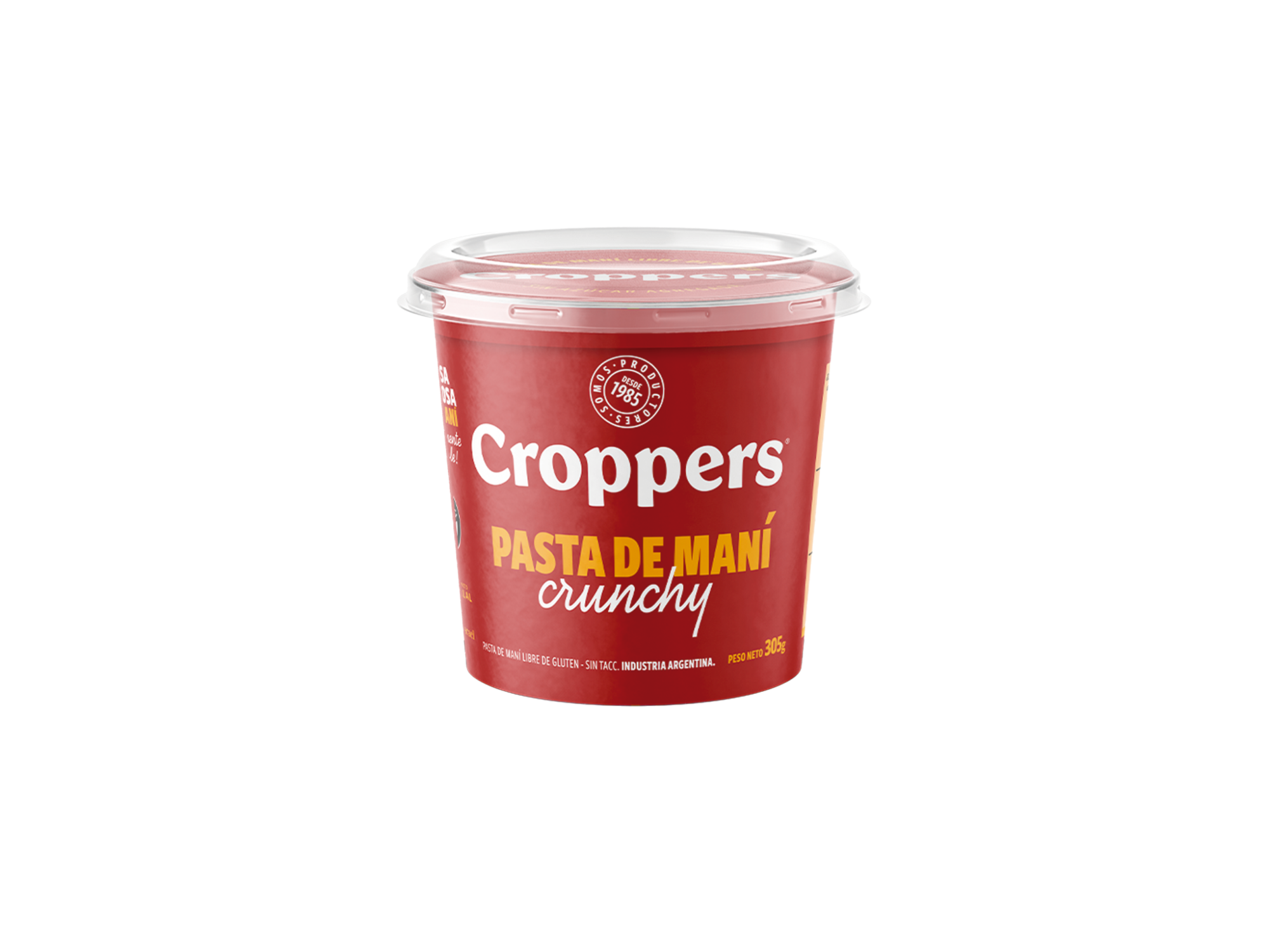 PASTA DE MANI (CRUNCHY) CROPPERS 305 G