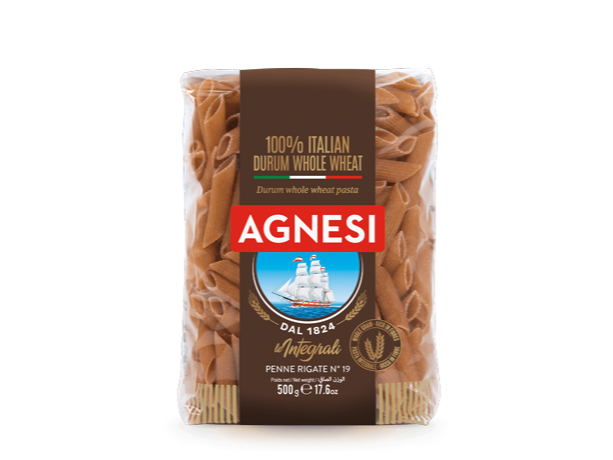 PENNE RIGATE INTEGRAL AGNESI 500 G (CEL)