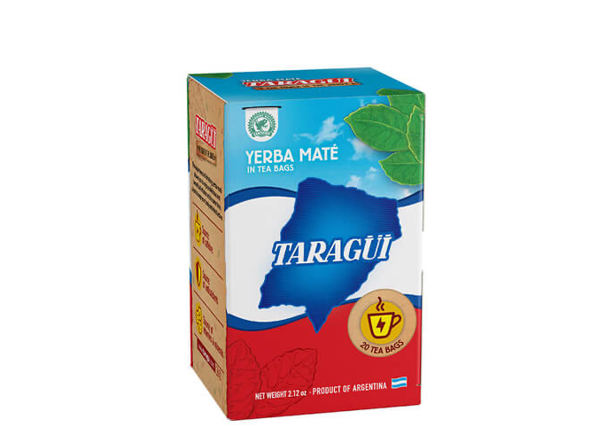 MATE COCIDO EN SOBRES TARAGÜÍ X 20 UDS 60 G