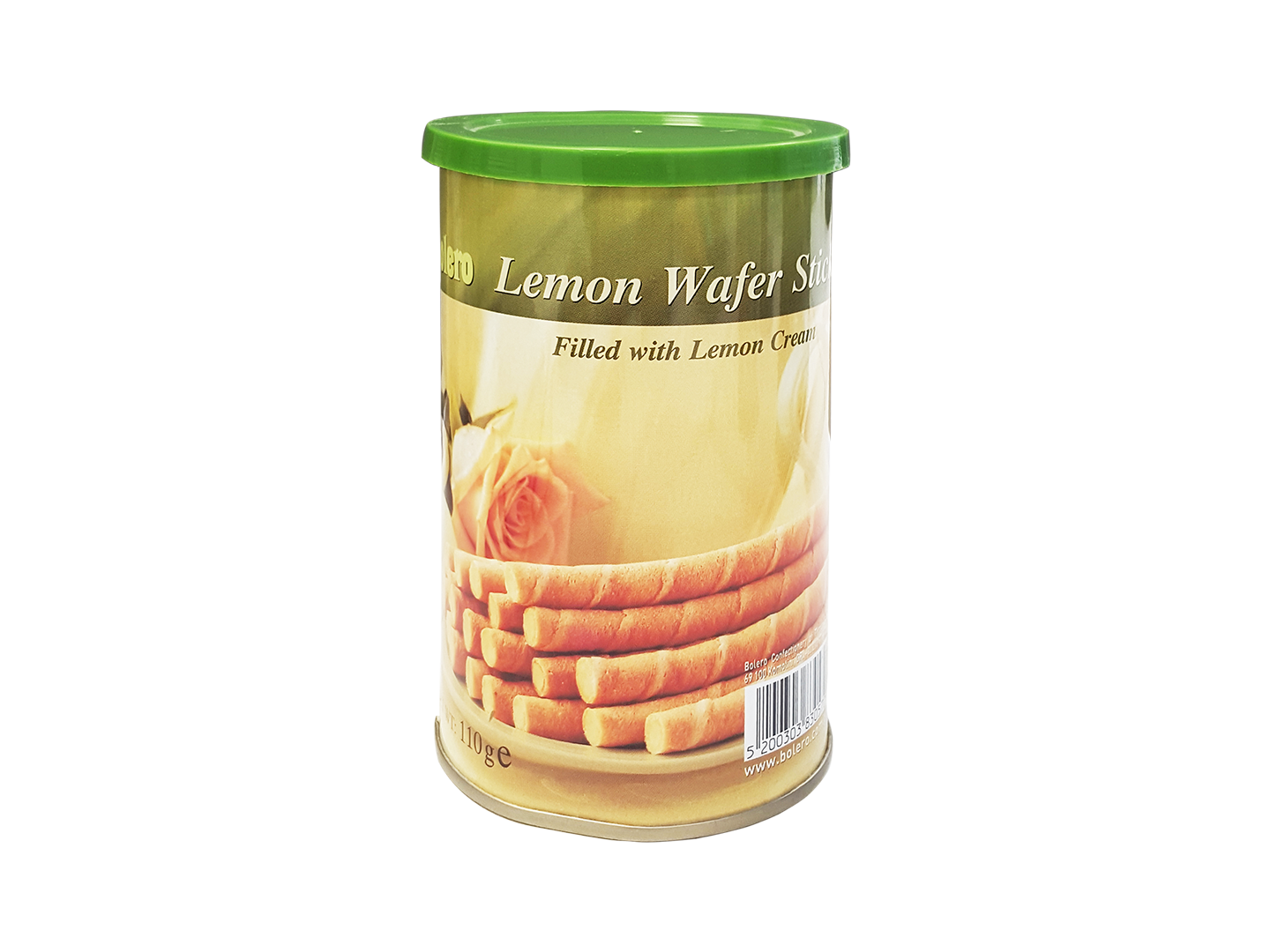 WAFER STICKS LEMON BOLERO 110 G
