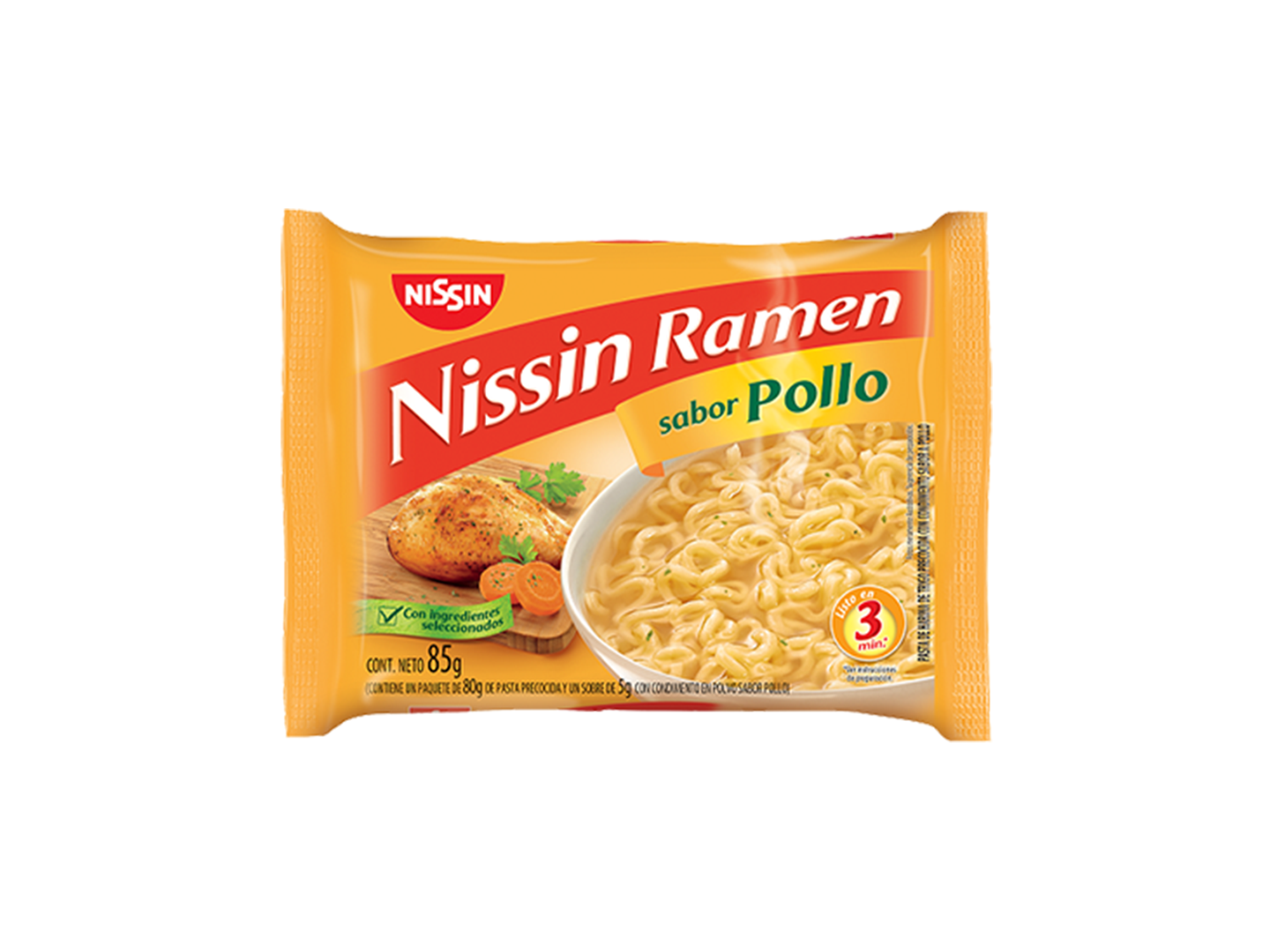 NISSIN RAMEN SABOR POLLO 85 G