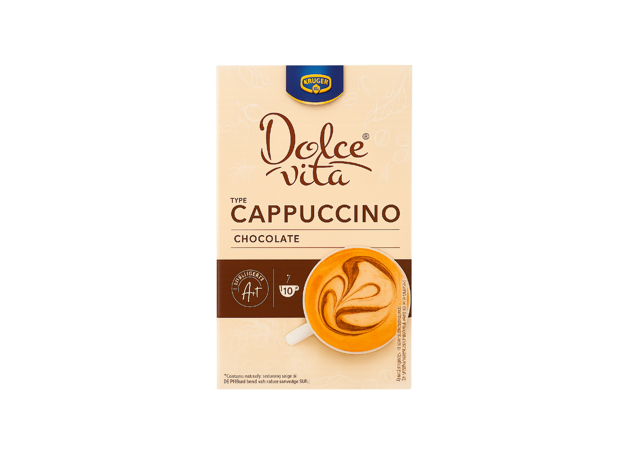 CAPPUCCINO KRUGER CON CHOCOLATE DOLCE VITA 150 G (10 X 15 G)
