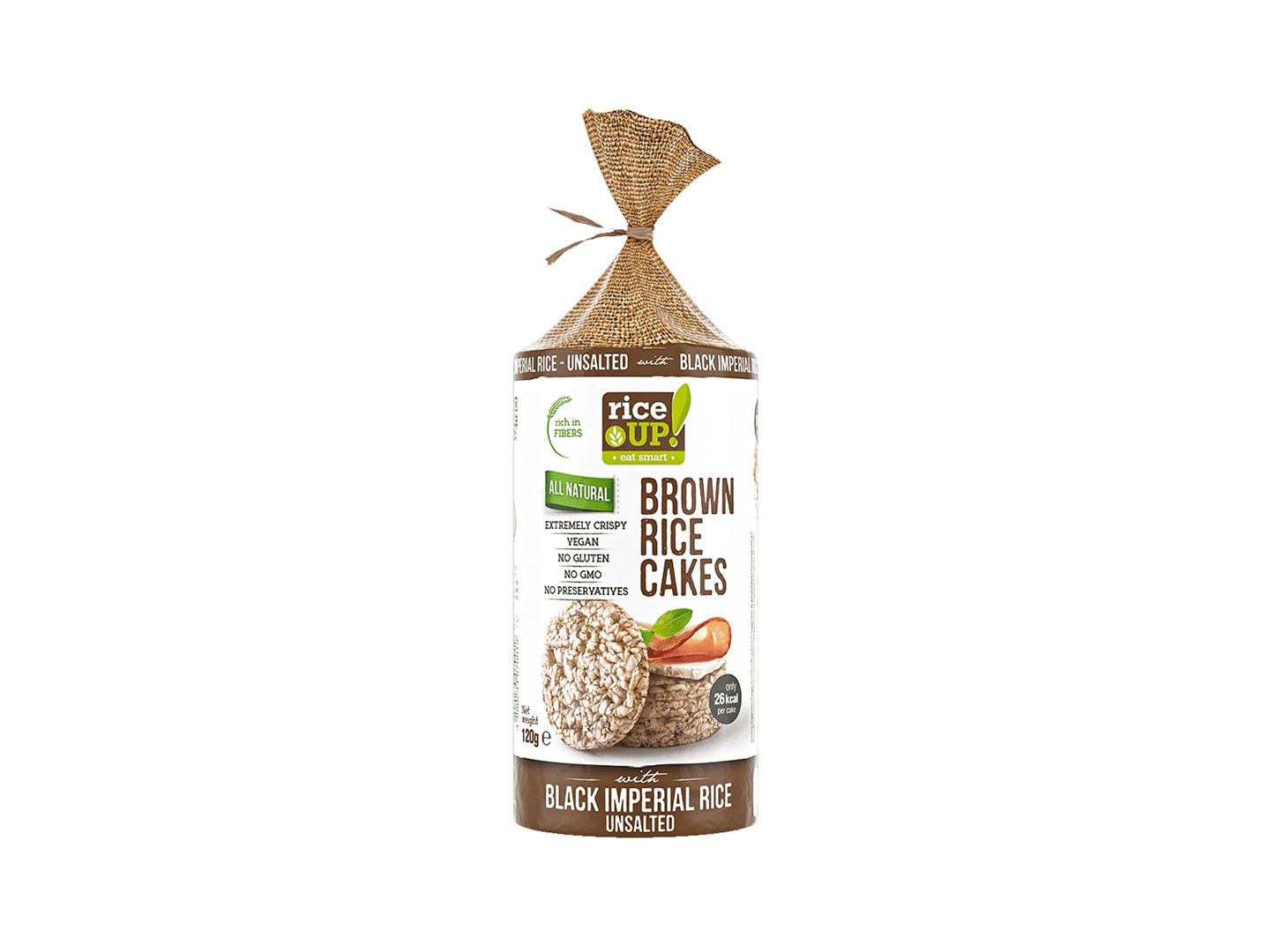 GALLETAS DE ARROZ RICE UP! SIN SAL 120 G