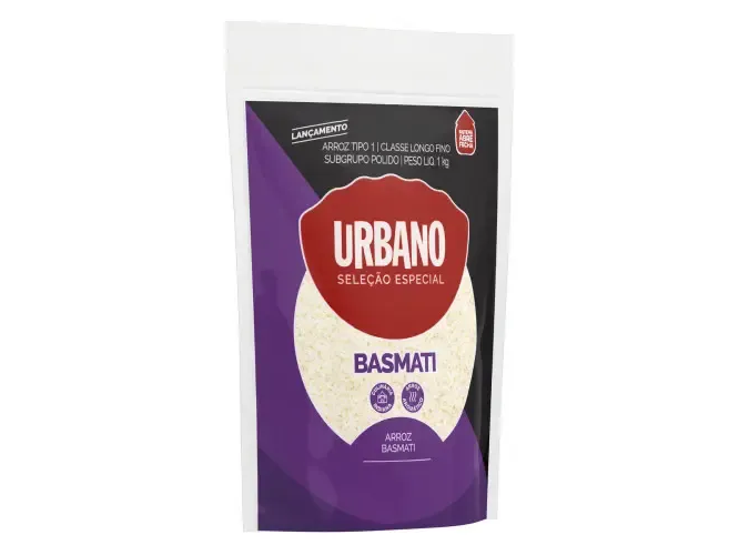 ARROZ BASMATI GF BOLSQ 1KG - CJ X 25UDS