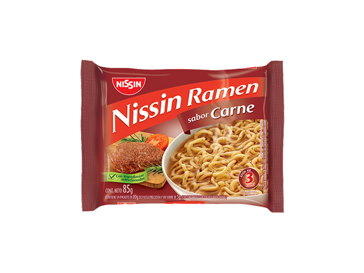 NISSIN RAMEN SABOR CARNE 85G