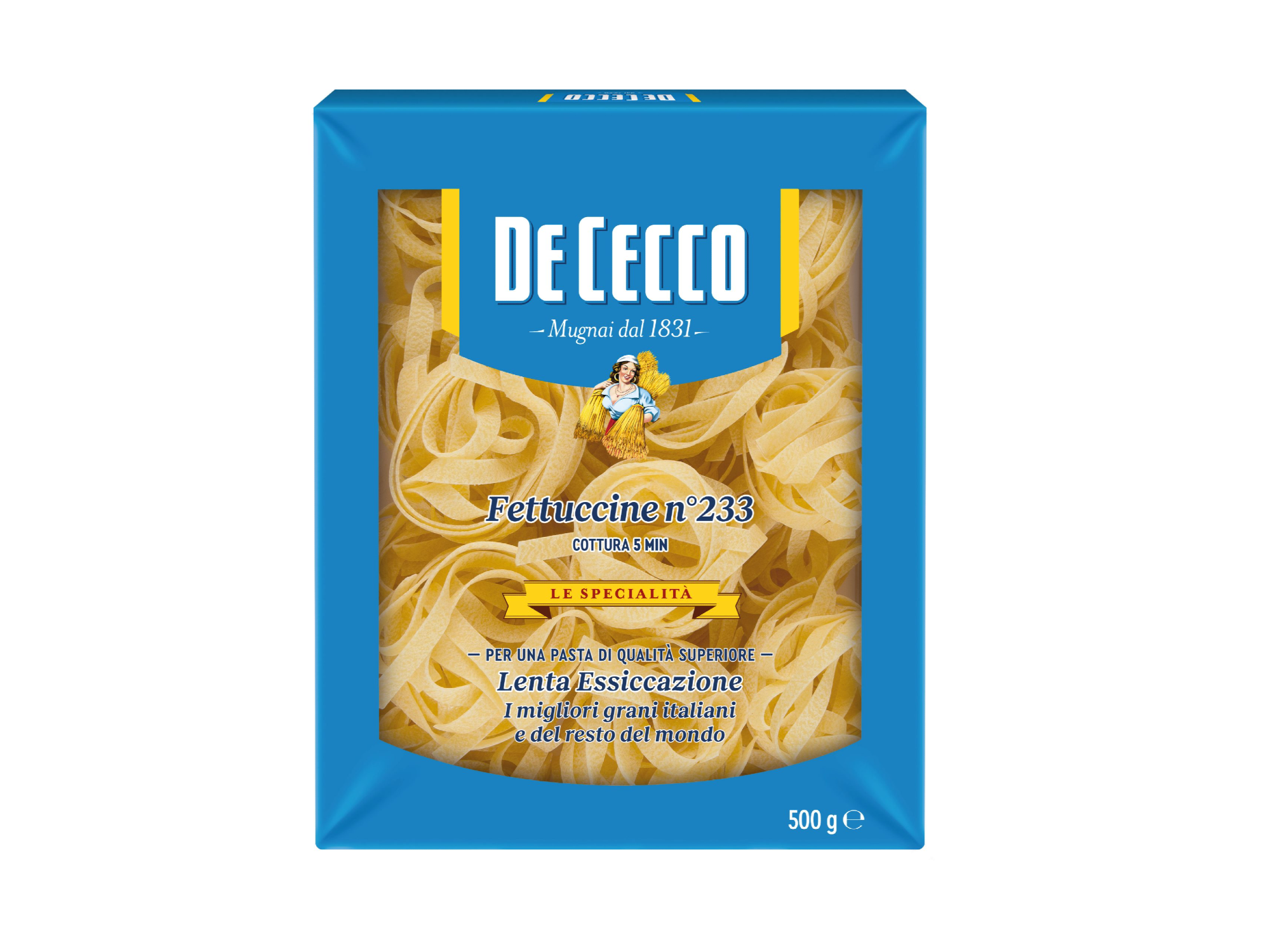 FETTUCCINE NIDO DE SEMOLA DE CECCO Nº 233 500 G