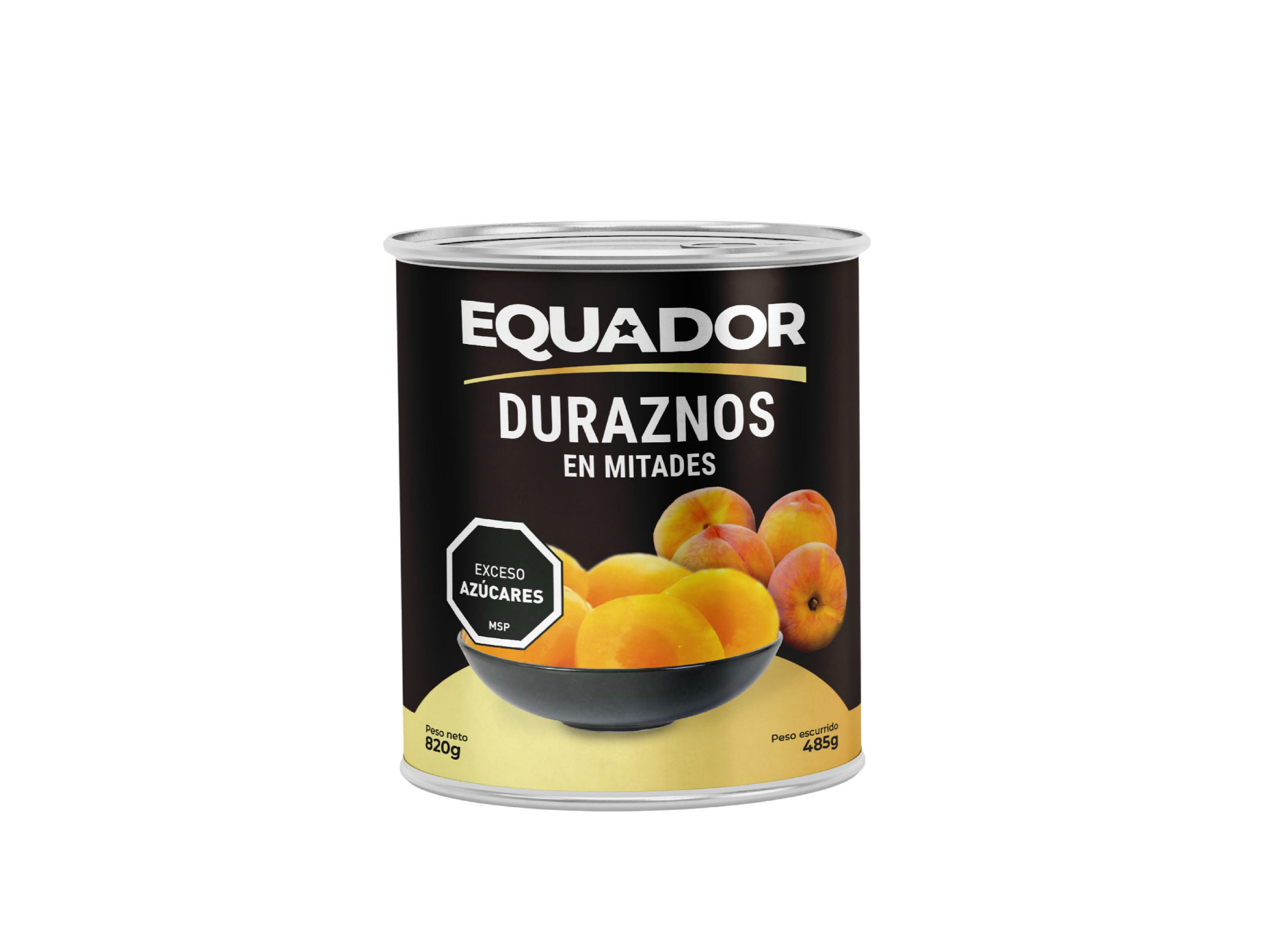 DURAZNOS EN MITADES EQUADOR 820 G