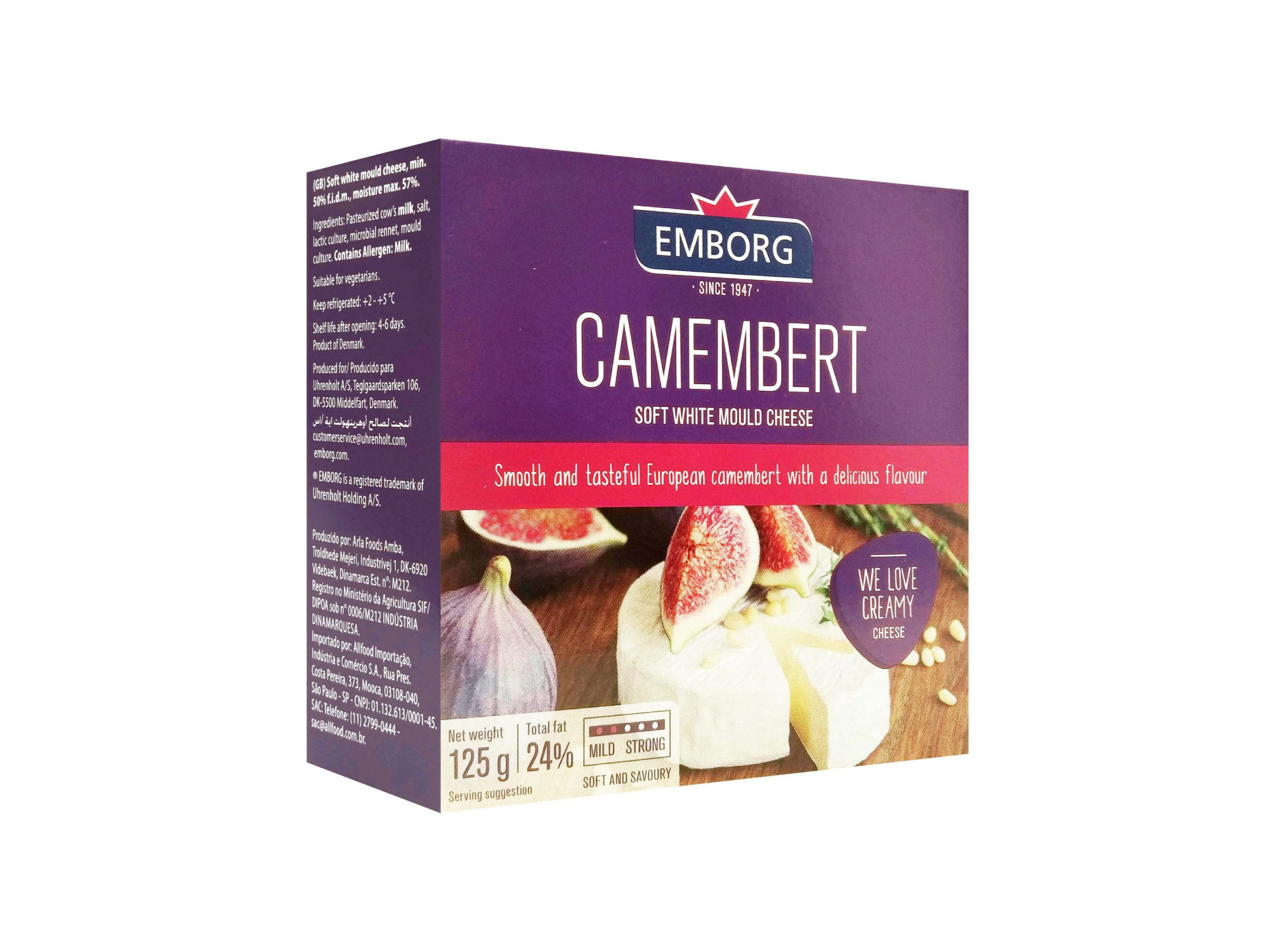 QUESO CAMEMBERT EMBORG 125 G