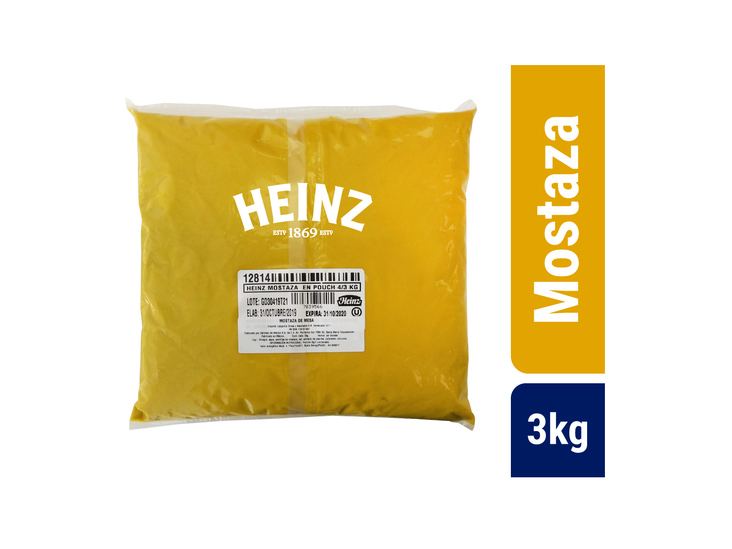 MOSTAZA HEINZ 3 K