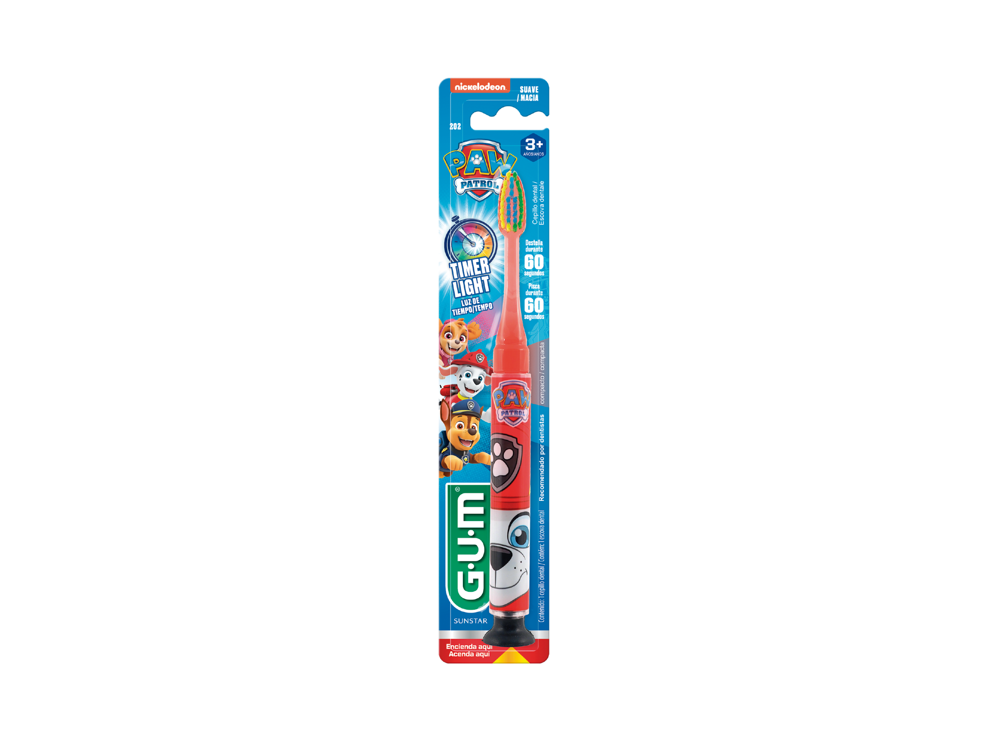 202PP * GUM CEPILLO SUAVE PAW PATROL