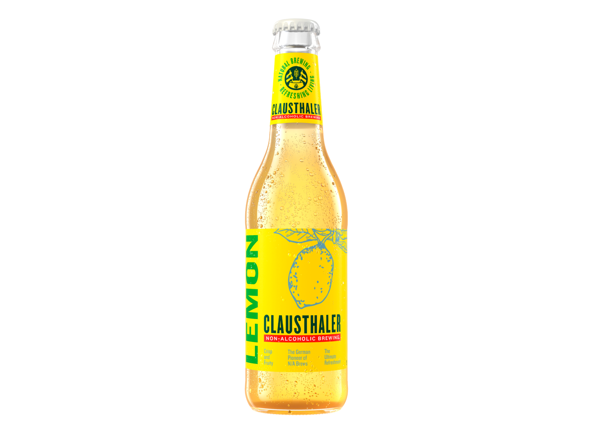 CERVEZA CLAUSTHALER S/ALC. CON LIMON BOT. 330 ML