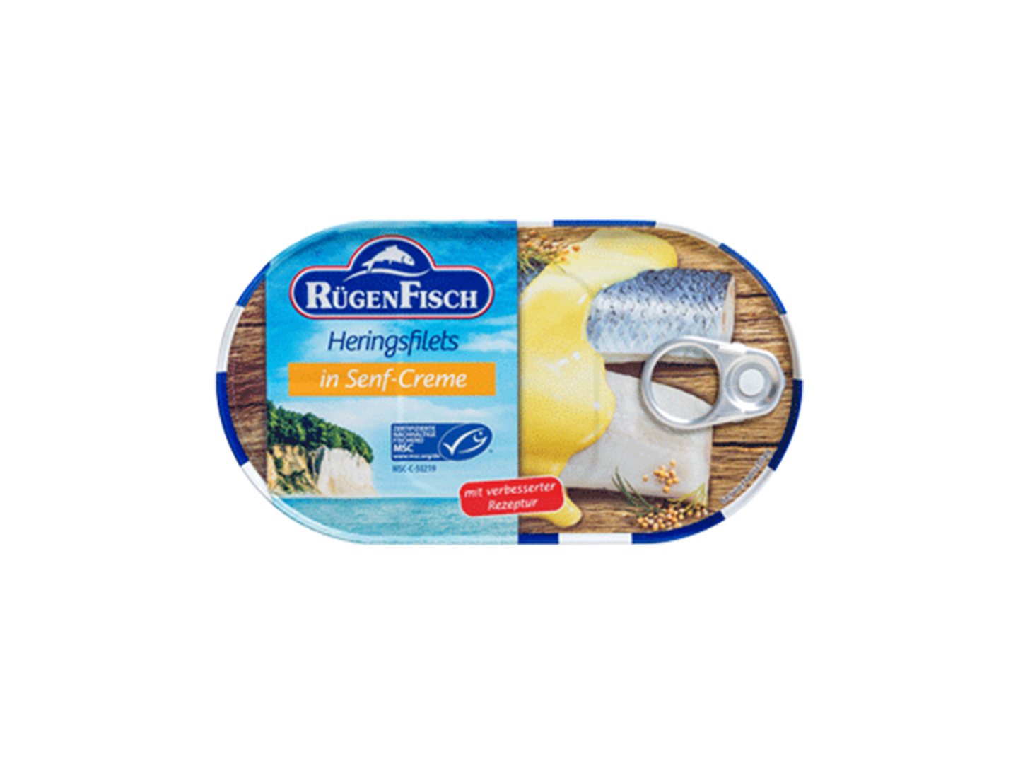 ARENQUES CON MOSTAZA RUGENFISCH 200 G