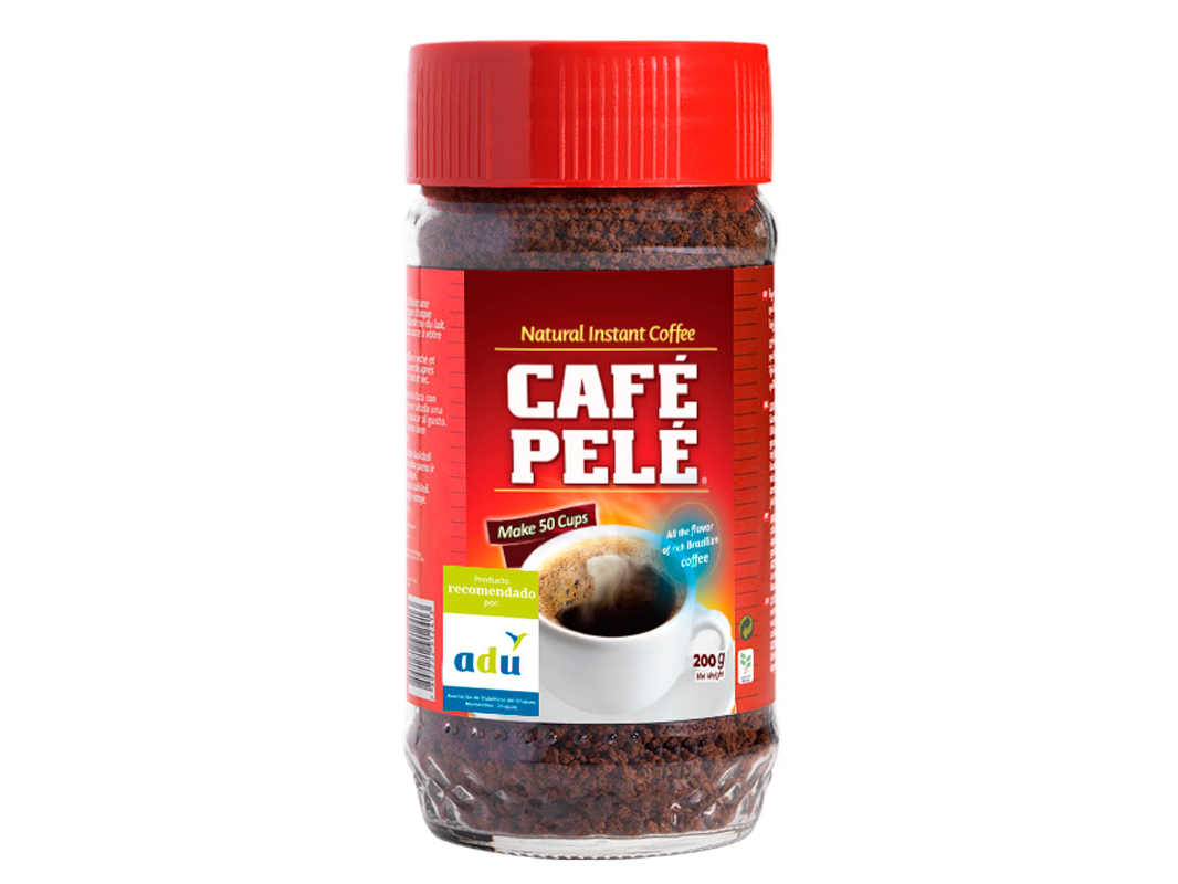 CAFÉ PELÉ SOLUBLE FRASCO VIDRIO 200 G