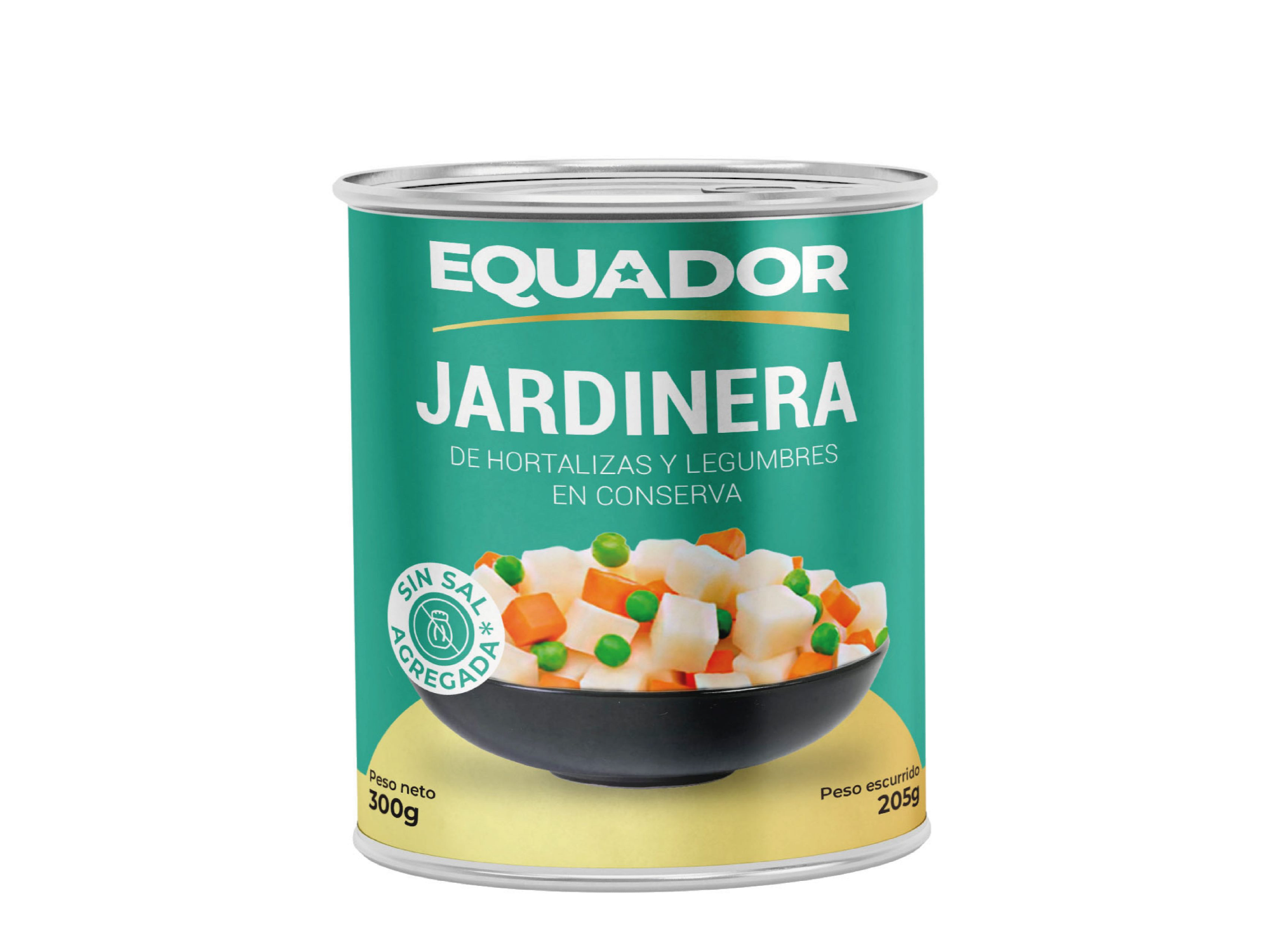 JARDINERA SIN SAL EQUADOR 300 G