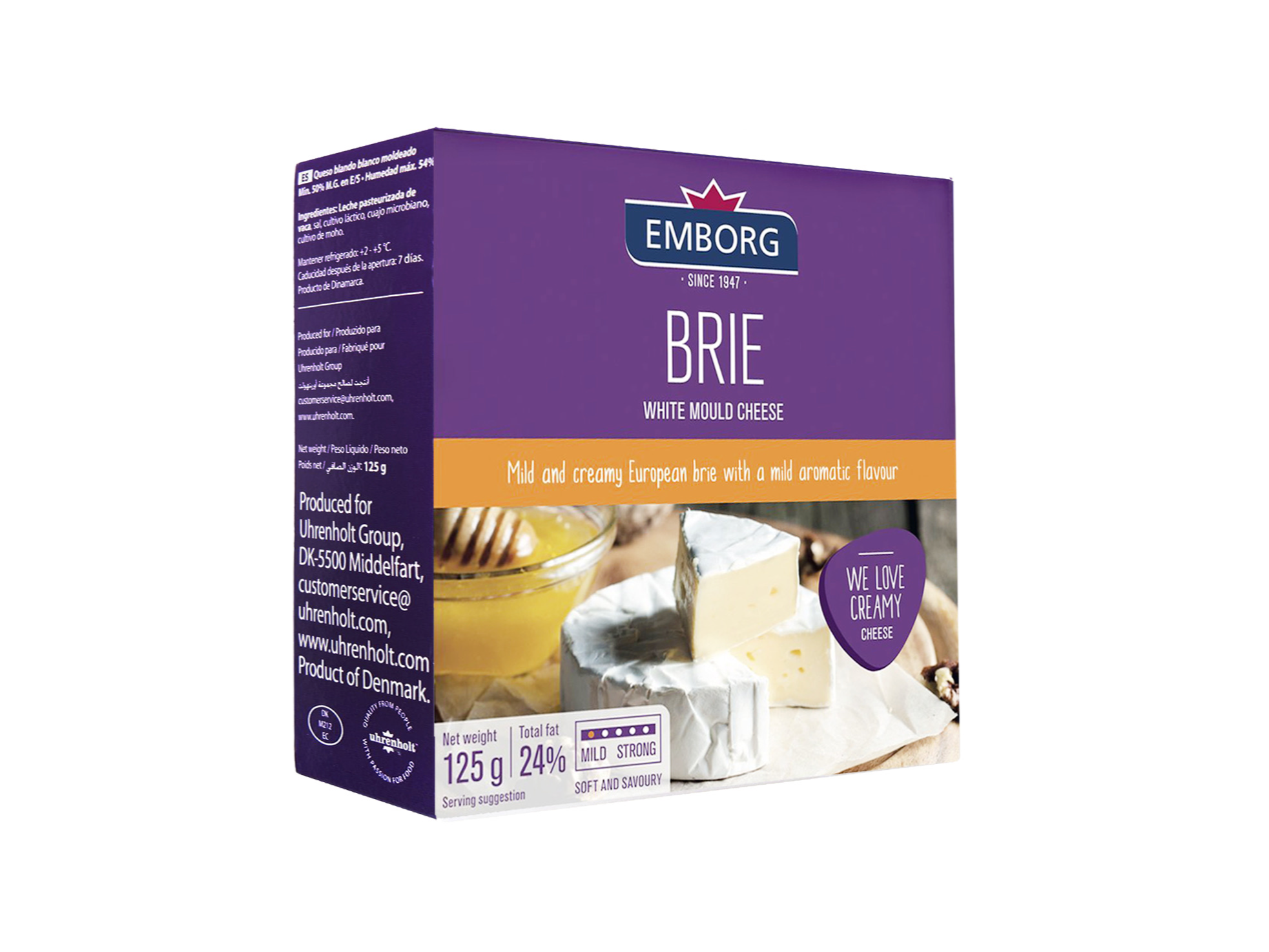 QUESO BRIE EMBORG 125 G