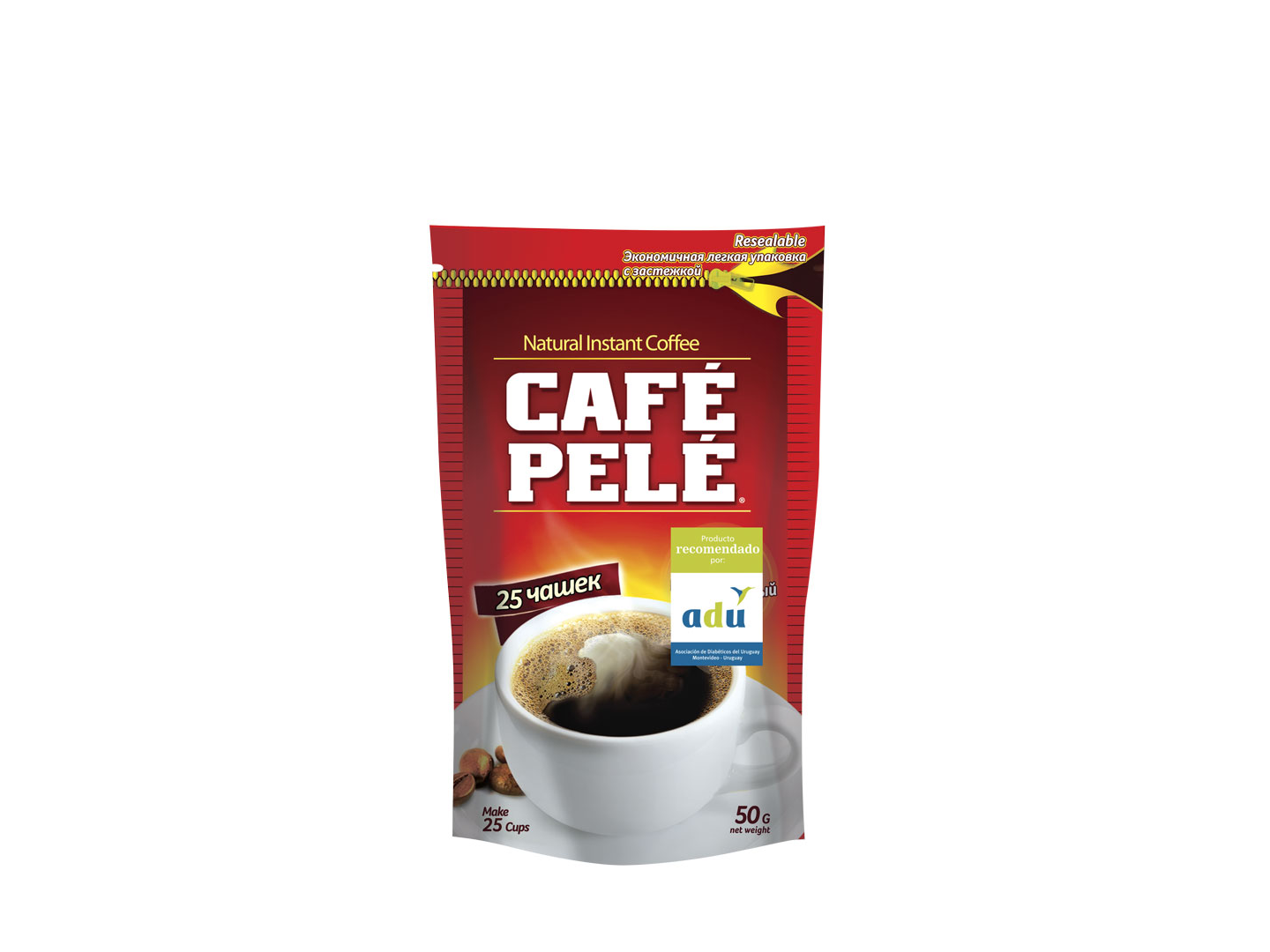 CAFE PELÉ SOLUBLE POUCH 50G