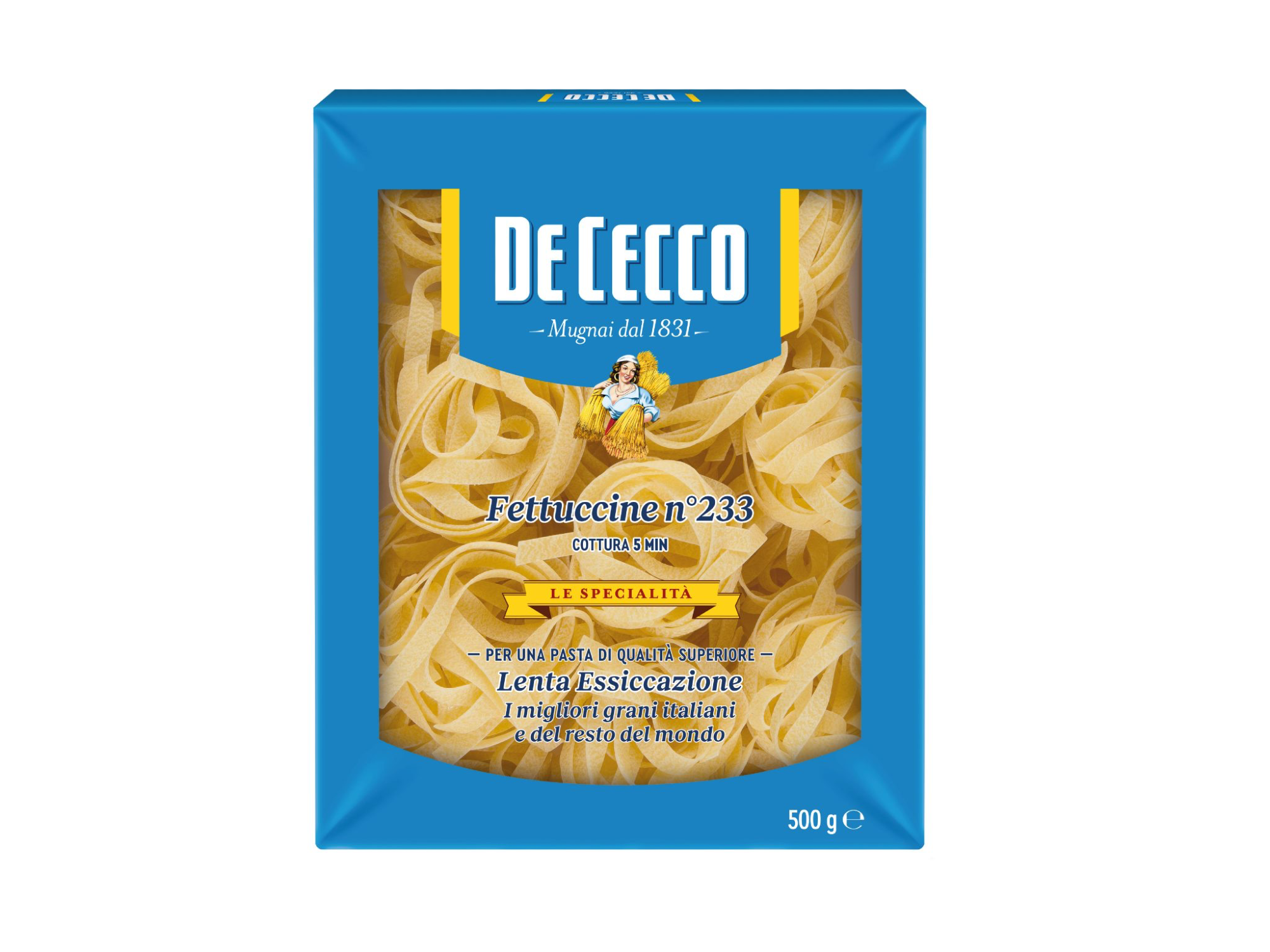 FETTUCCINE NIDO DE SEMOLA DE CECCO Nº 233 500 G