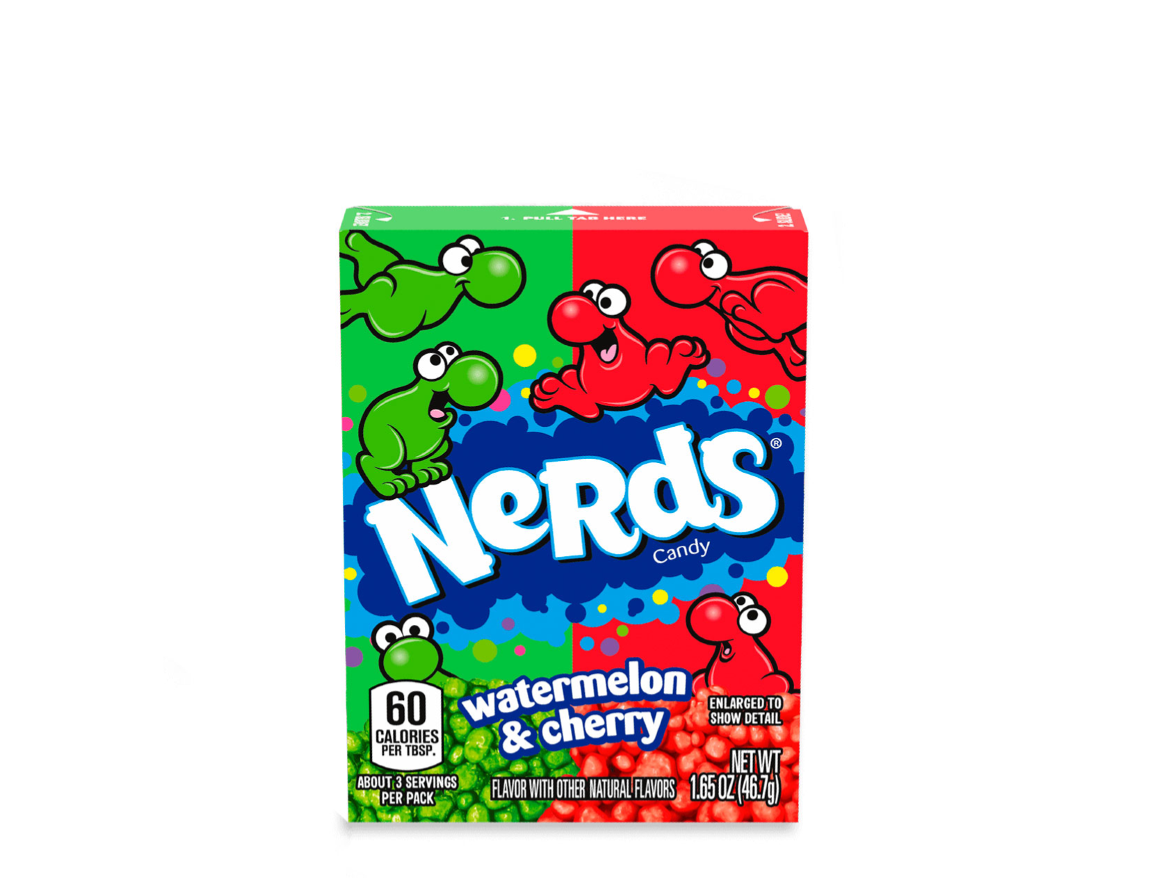 NERDS CARAMELOS SANDÍA Y CEREZA 46,7 G