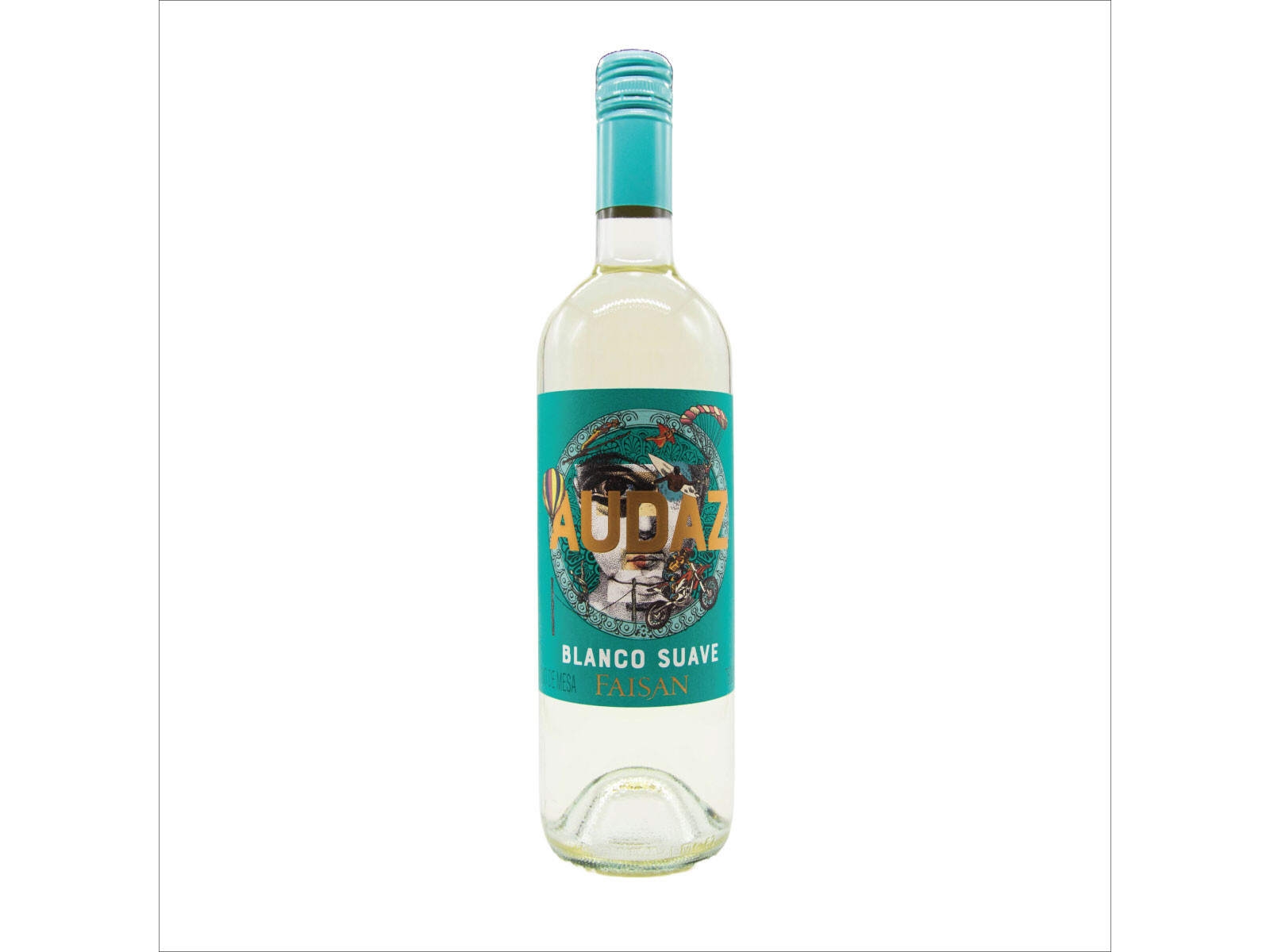 BOT AUDAZ BLANCO SUAVE (FAISÁN) 750CC