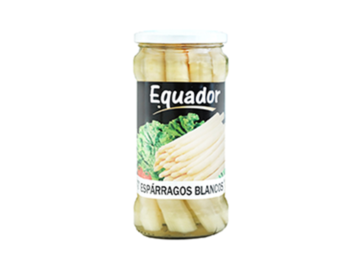 ESPÁRRAGOS BLANCOS EN AGUA Y SAL 180g (11cms.)