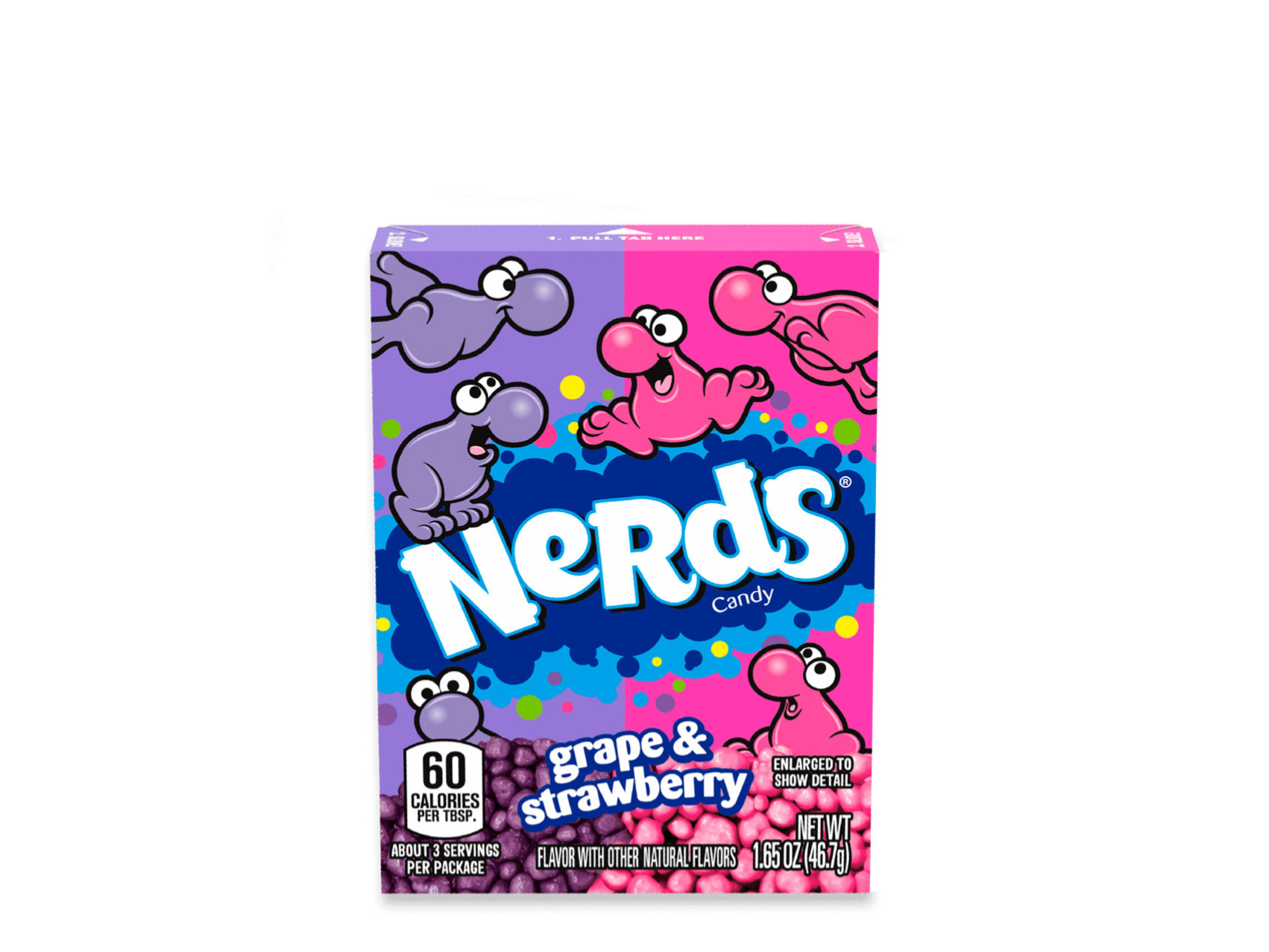 NERDS CARAMELOS FRESA Y UVA 46,7 G
