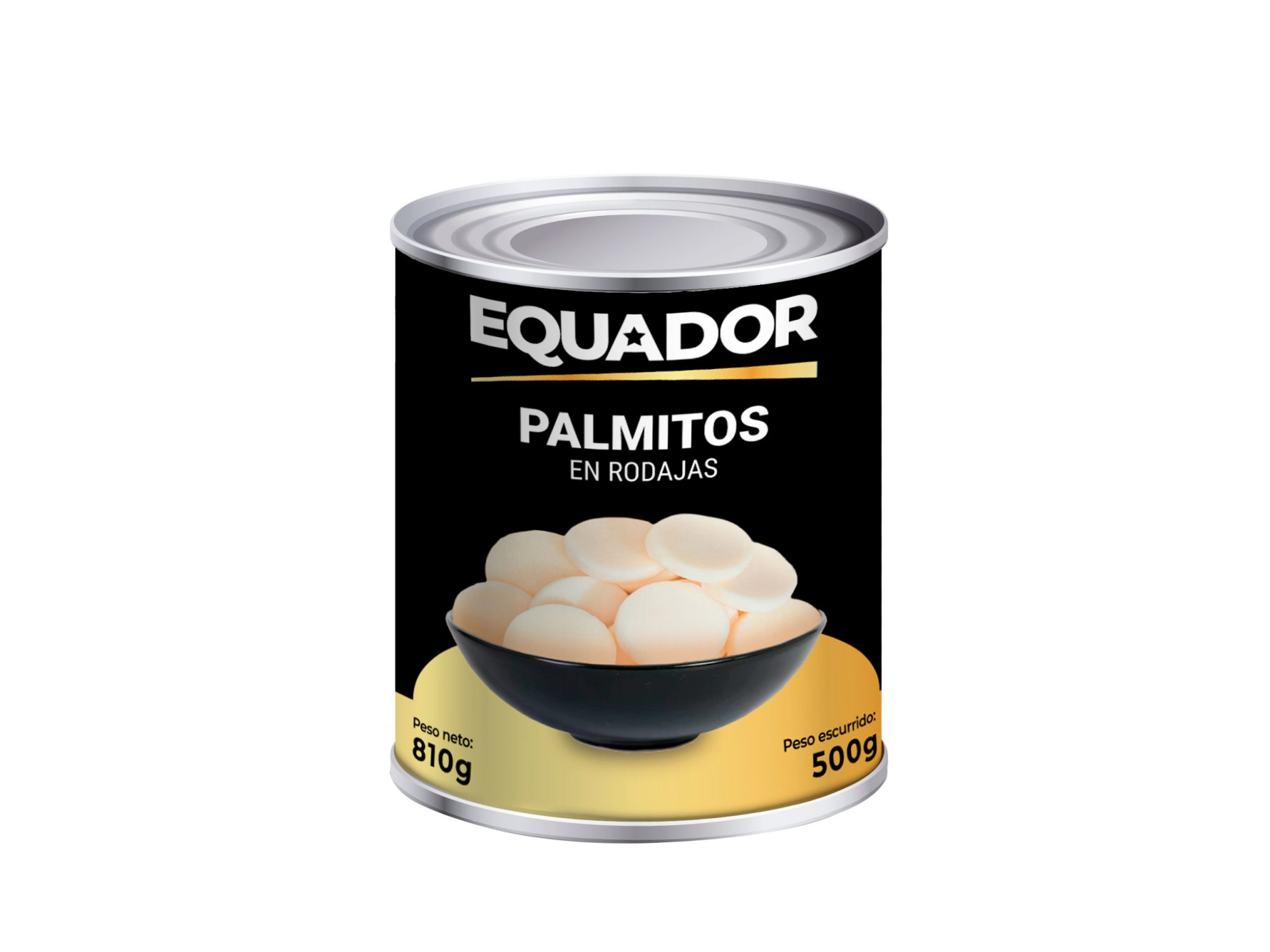 PALMITOS EN RODAJAS EQUADOR 810 G