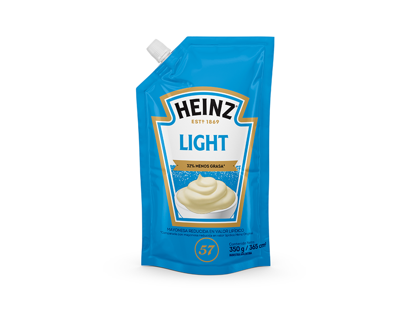 MAYONESA HEINZ LIGHT DOYPACK 350 G